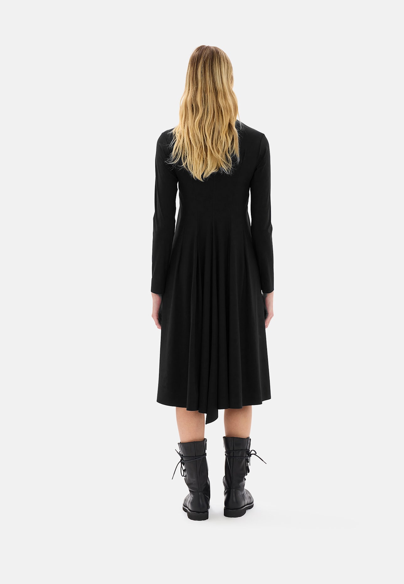 HIGH Jerseykleid FREYA: SCHWARZ