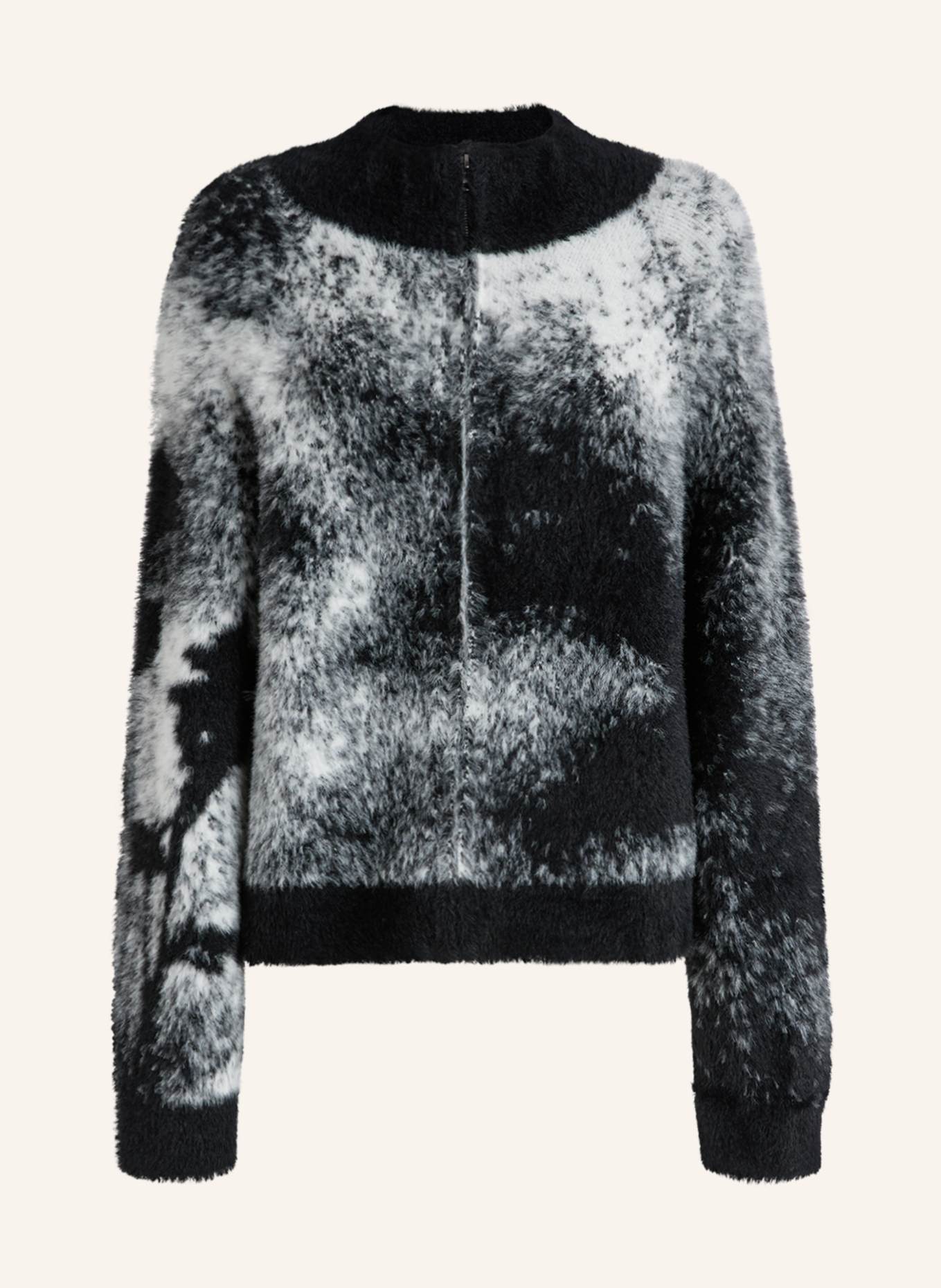 HIGH Jacquard-Strickjacke SUMMON UP: WEISS