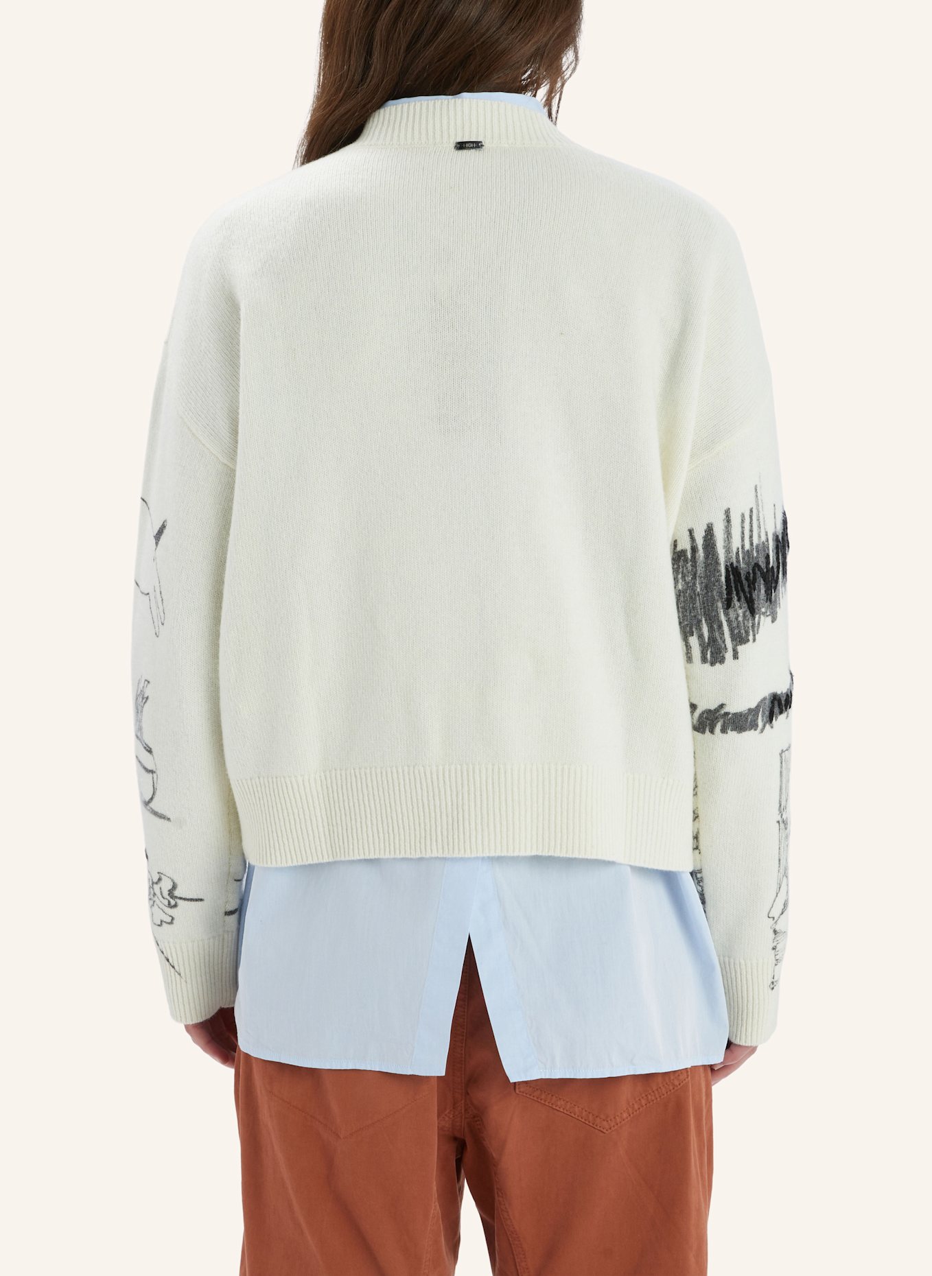 HIGH Pullover APLOMB: WEISS