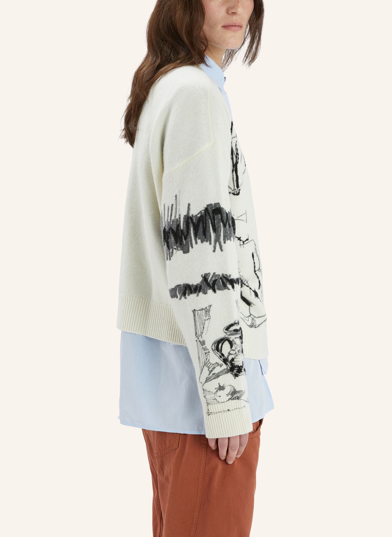 HIGH Pullover APLOMB: WEISS