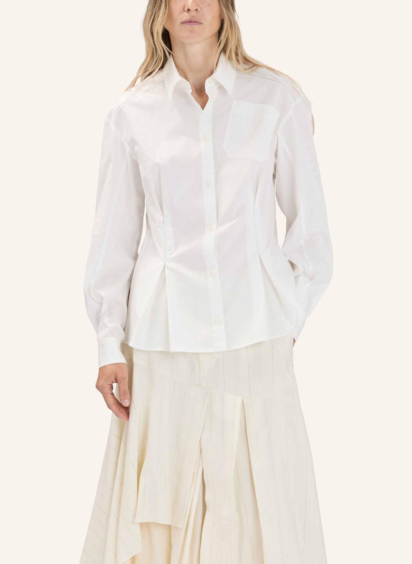 HIGH Bluse PROLOGUE: WEISS