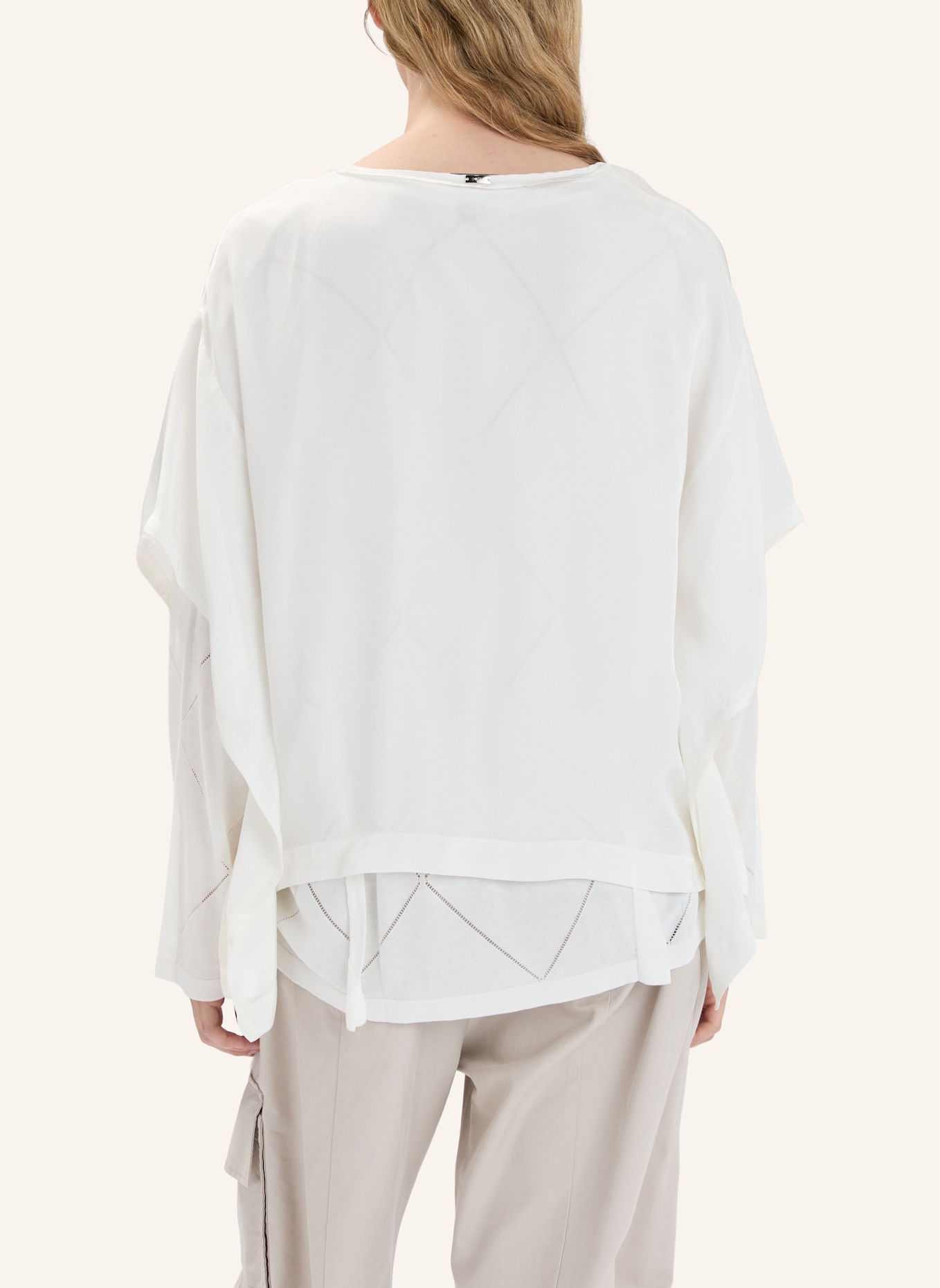 HIGH Kimono-Bluse MAJESTIC: WEISSGOLD