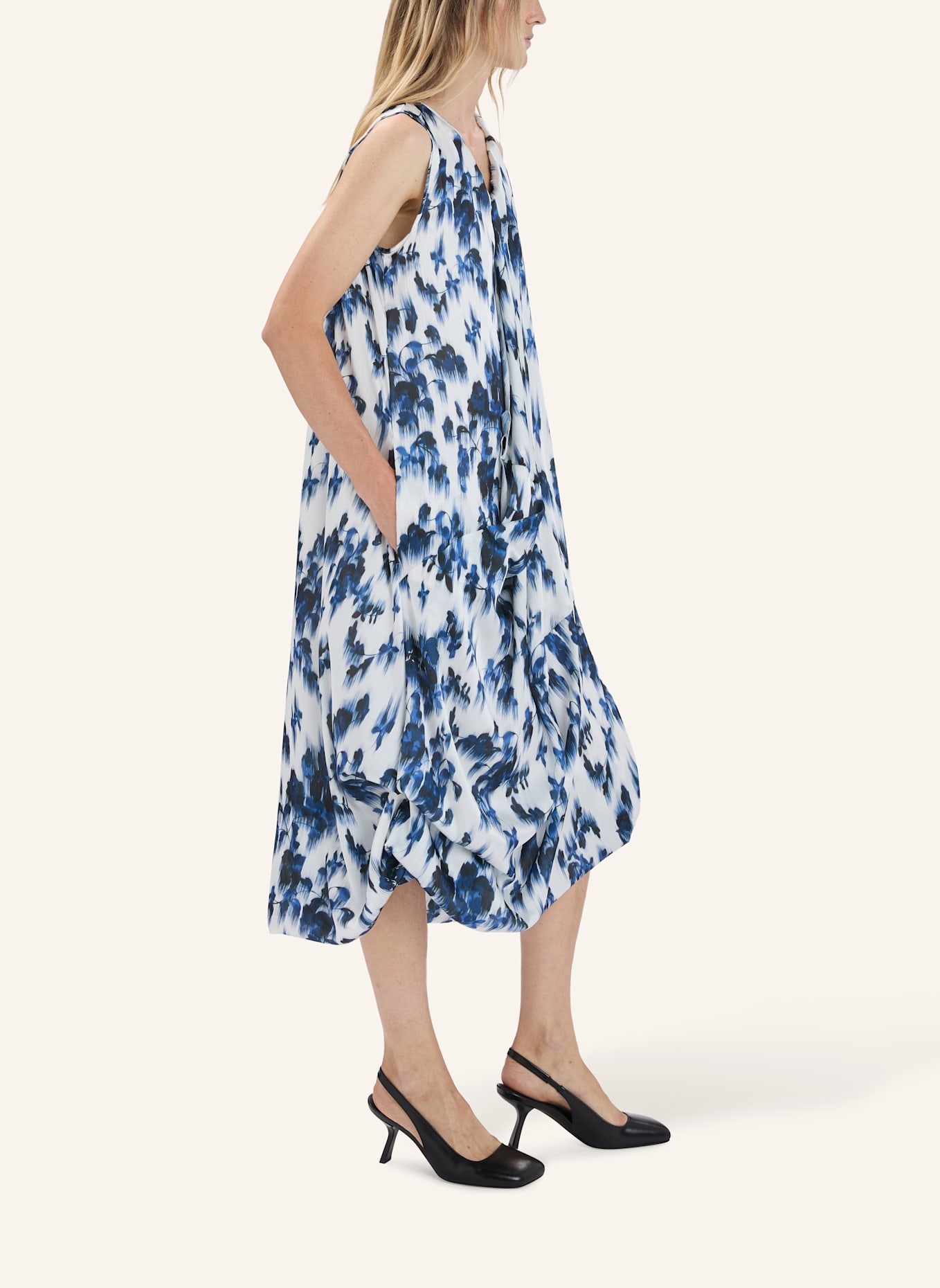 HIGH Ballon-Kleid SPAR: BLAU