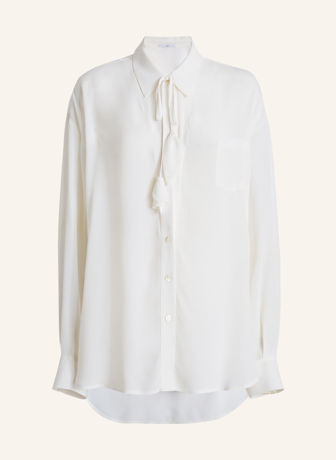 HIGH Bluse PROWL: WEISSGOLD