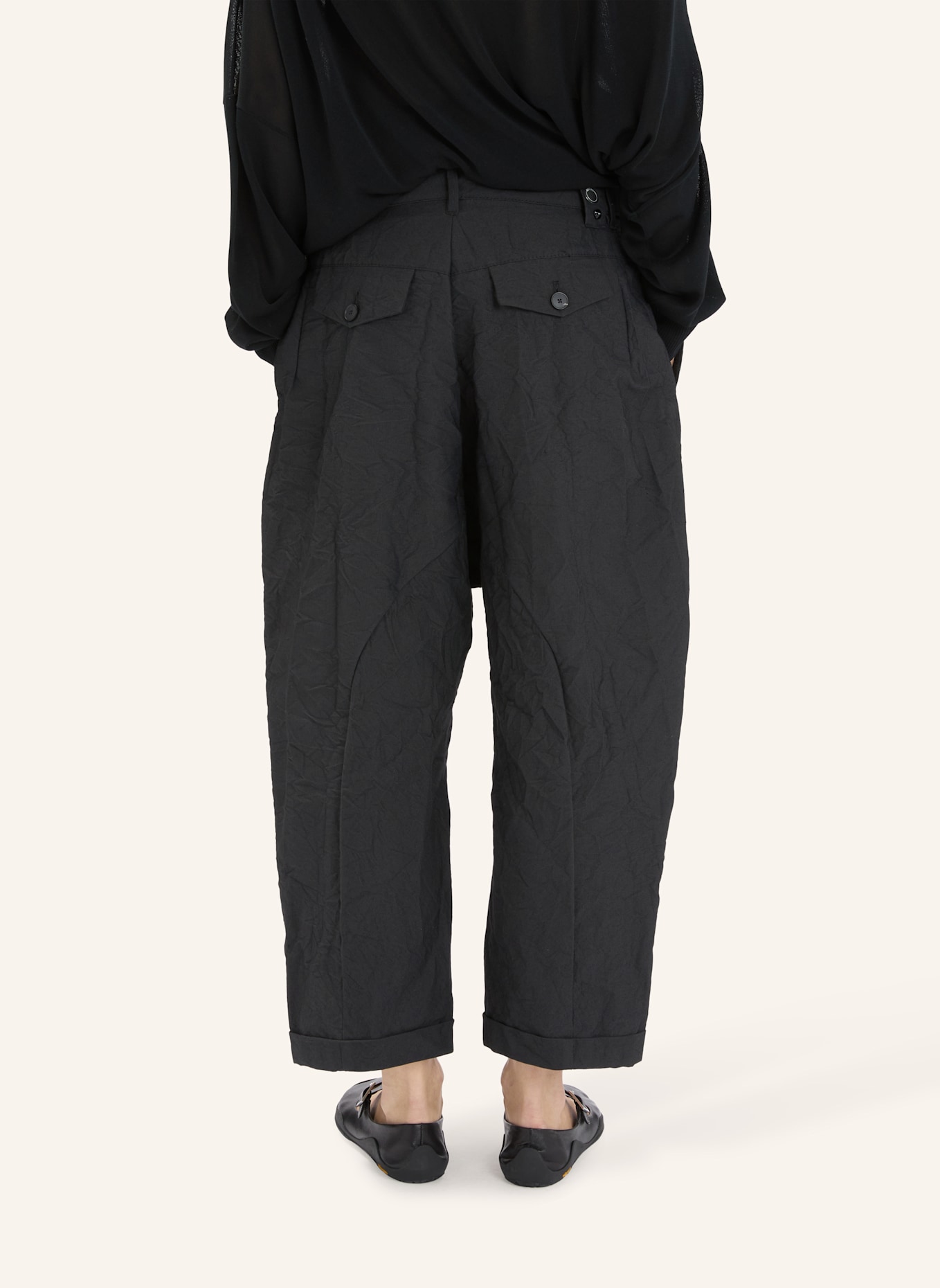 HIGH Hose SKIFFLE: SCHWARZ