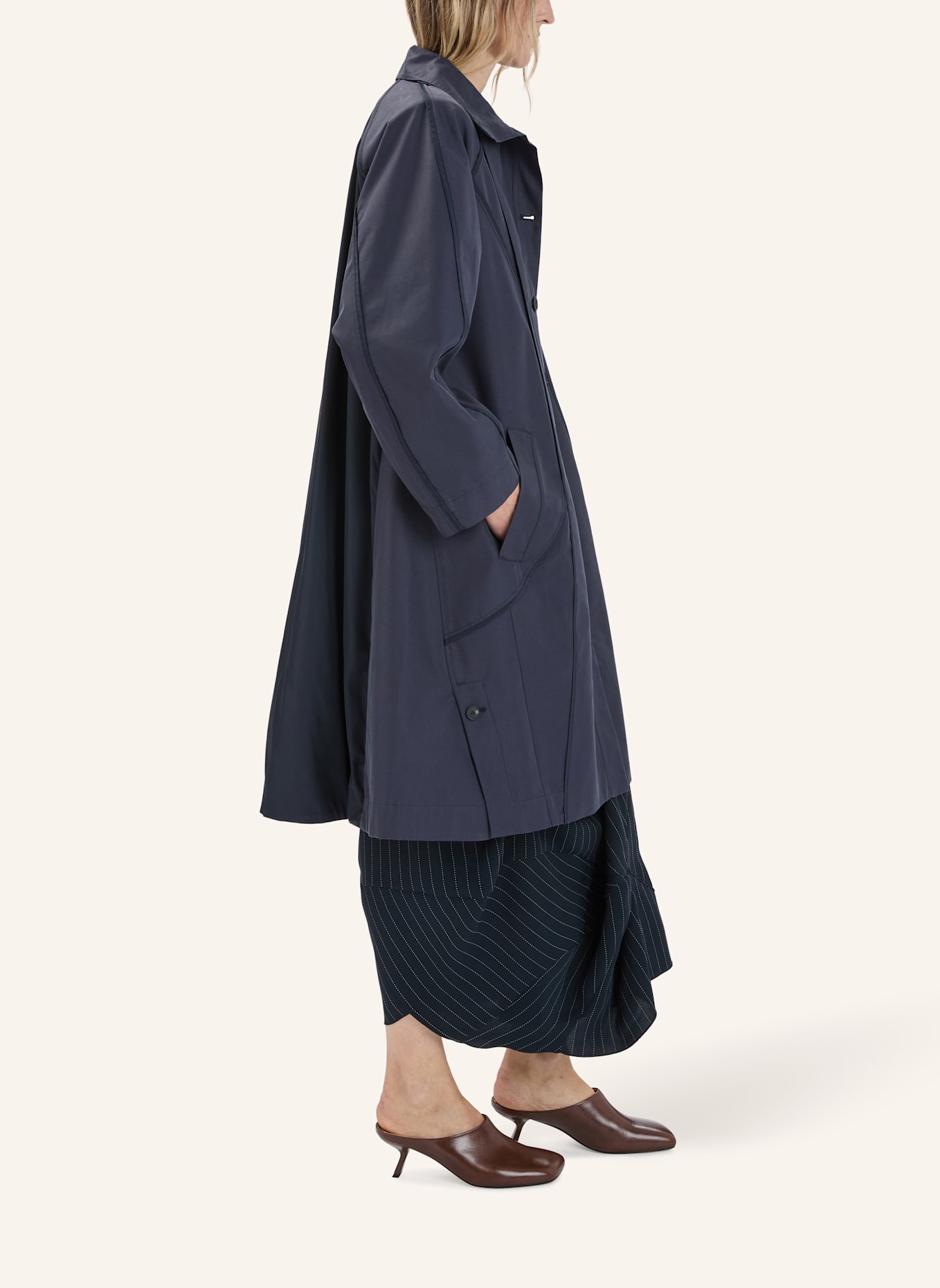 HIGH Mantel PETUNIA: BLAU