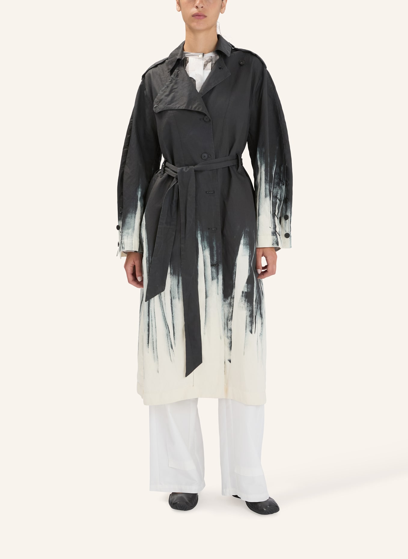 HIGH Trencoat HOLT: BLAU