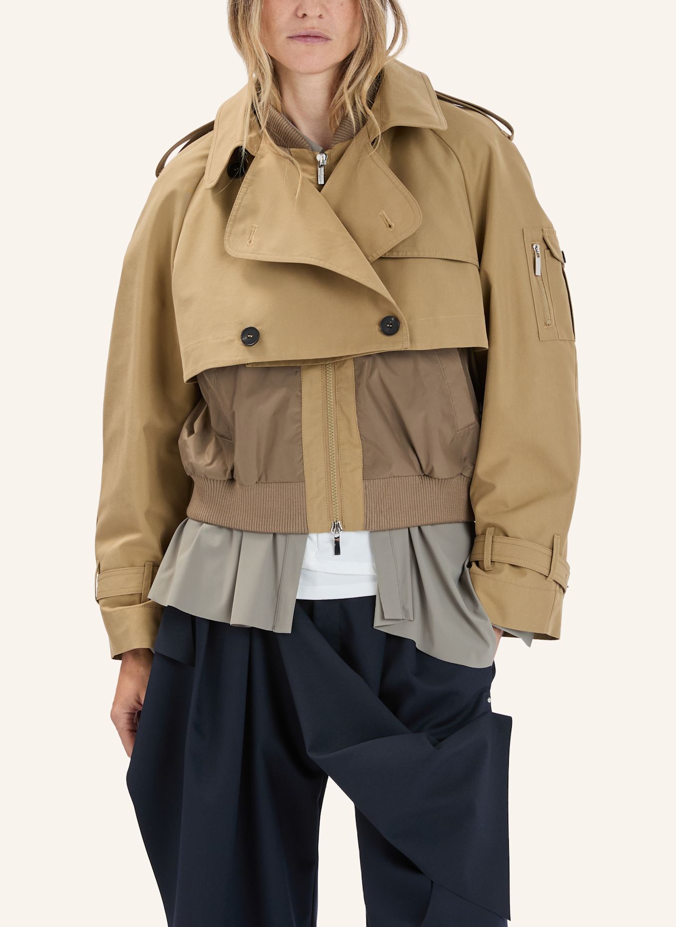 HIGH Jacke STREET: BEIGE