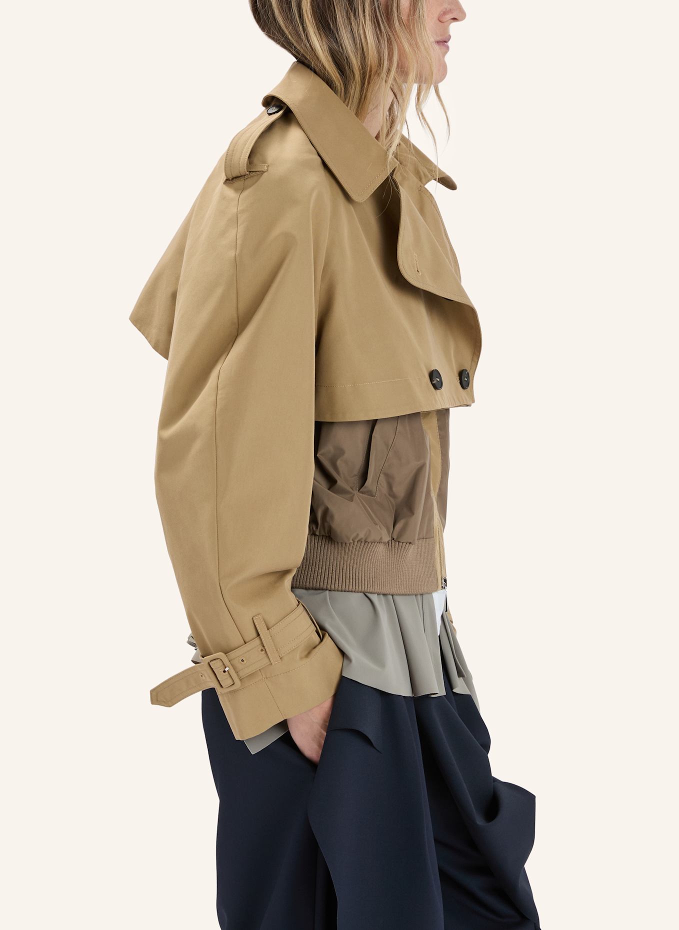 HIGH Jacke STREET: BEIGE