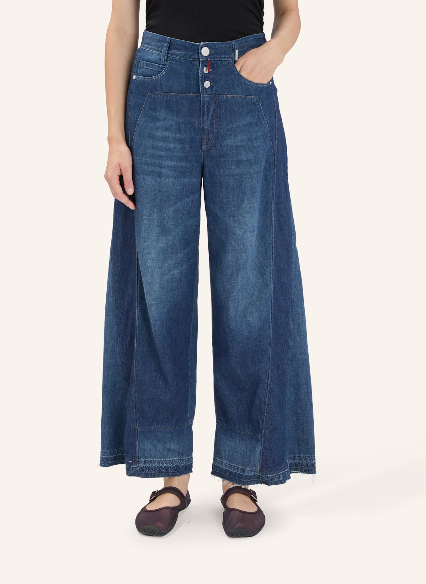 HIGH Wide-Leg Jeans SUSPECT: BLUE