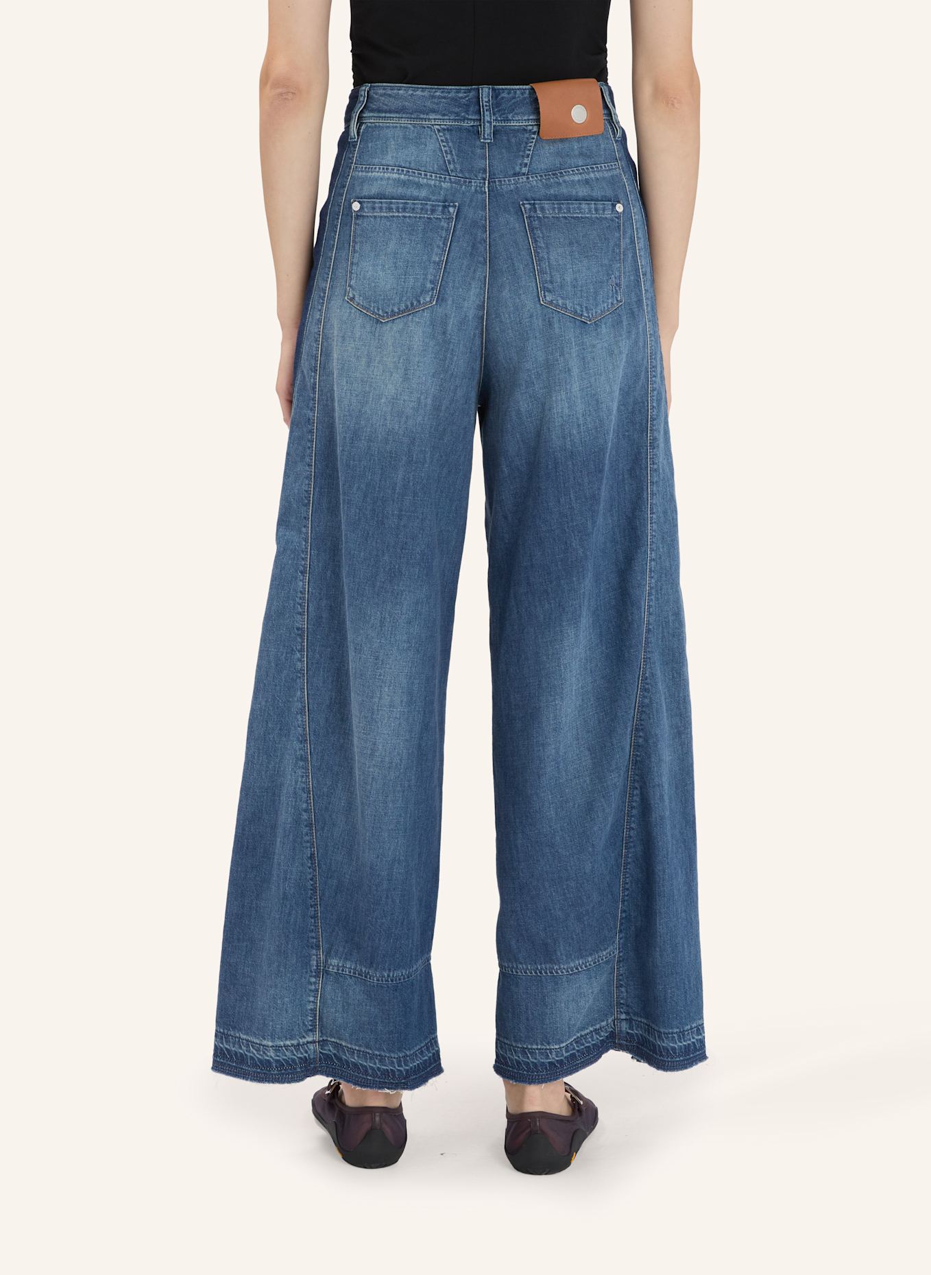 HIGH Wide-Leg Jeans SUSPECT: BLUE