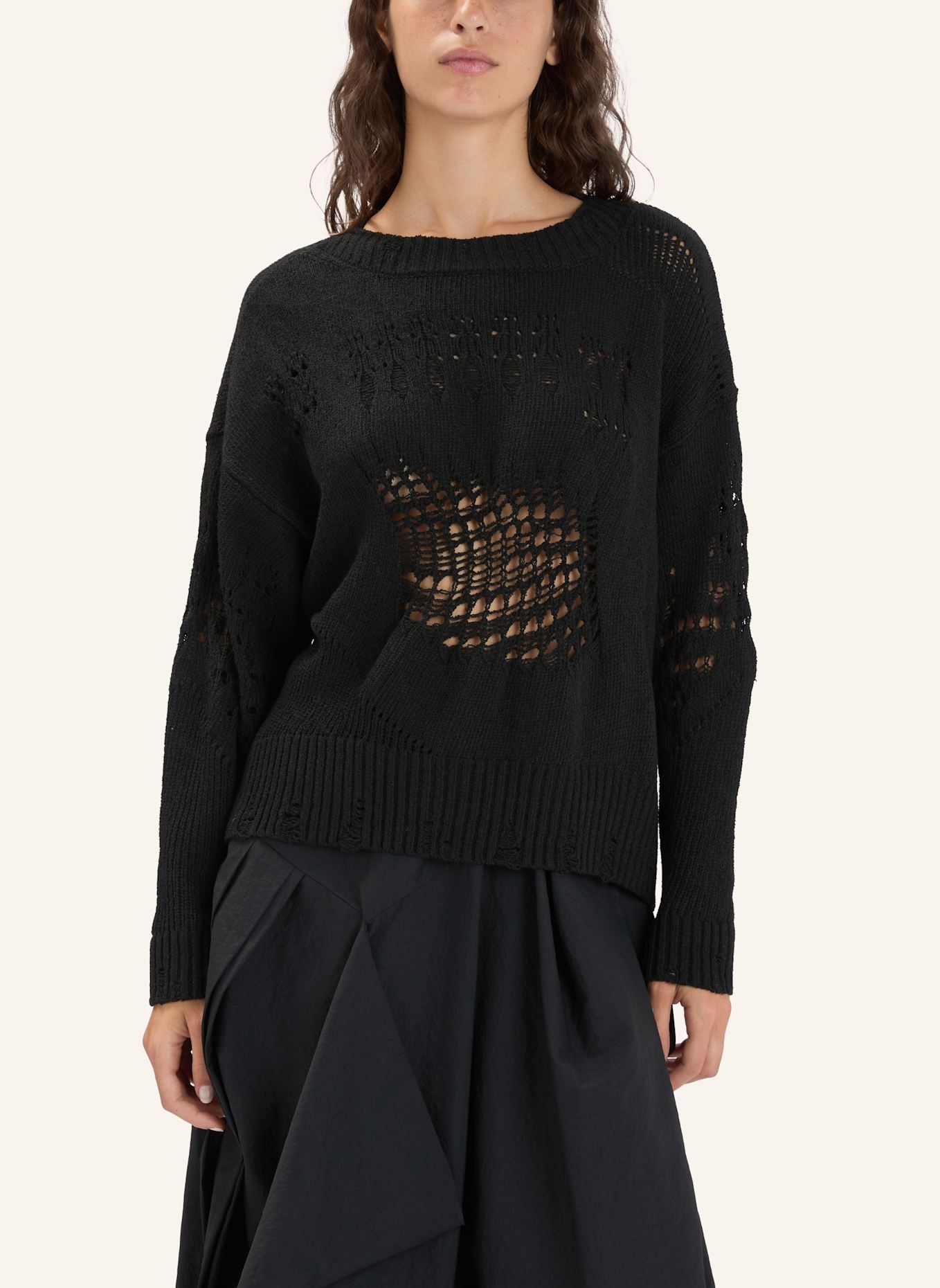 HIGH Strickwaren BLOAT: SCHWARZ