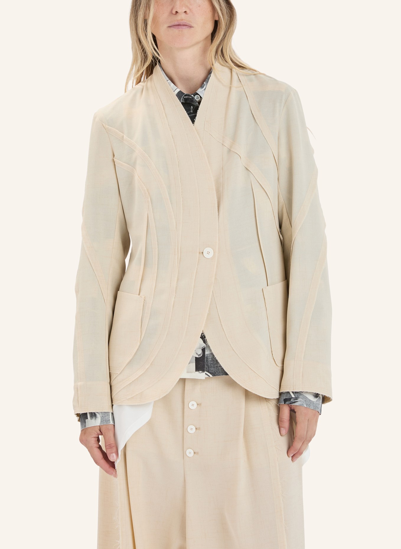 HIGH Jacke NORDIC: BEIGE