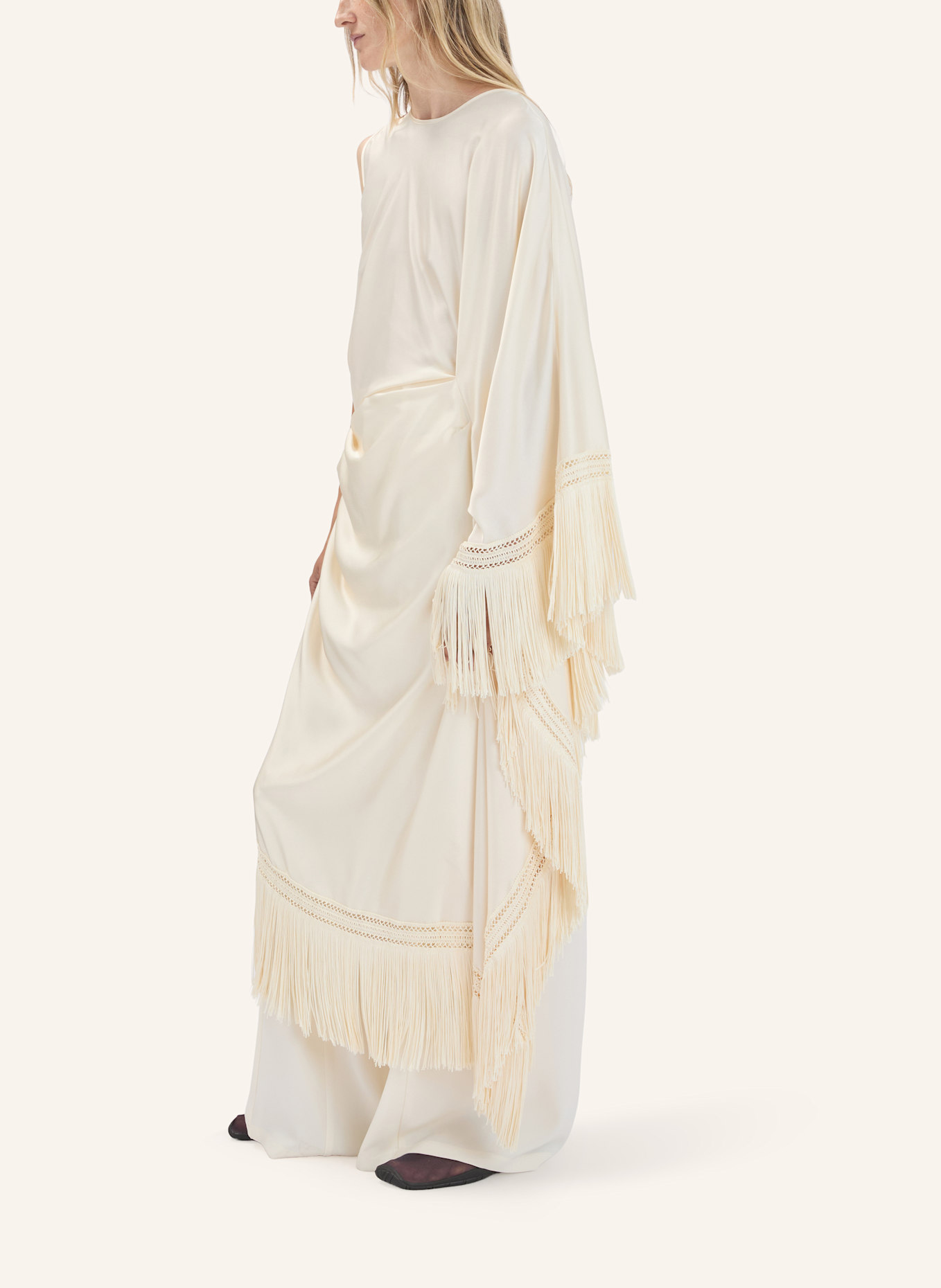 HIGH One-Shoulder-Kleid CONDONE: GELB