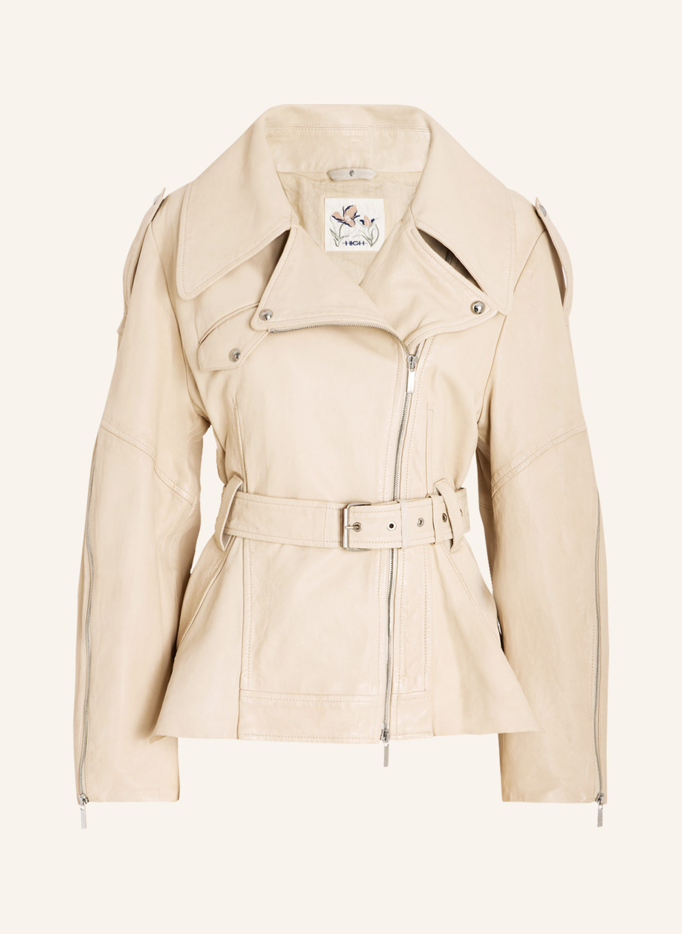 HIGH Bikerjacke SHAKE: BEIGE
