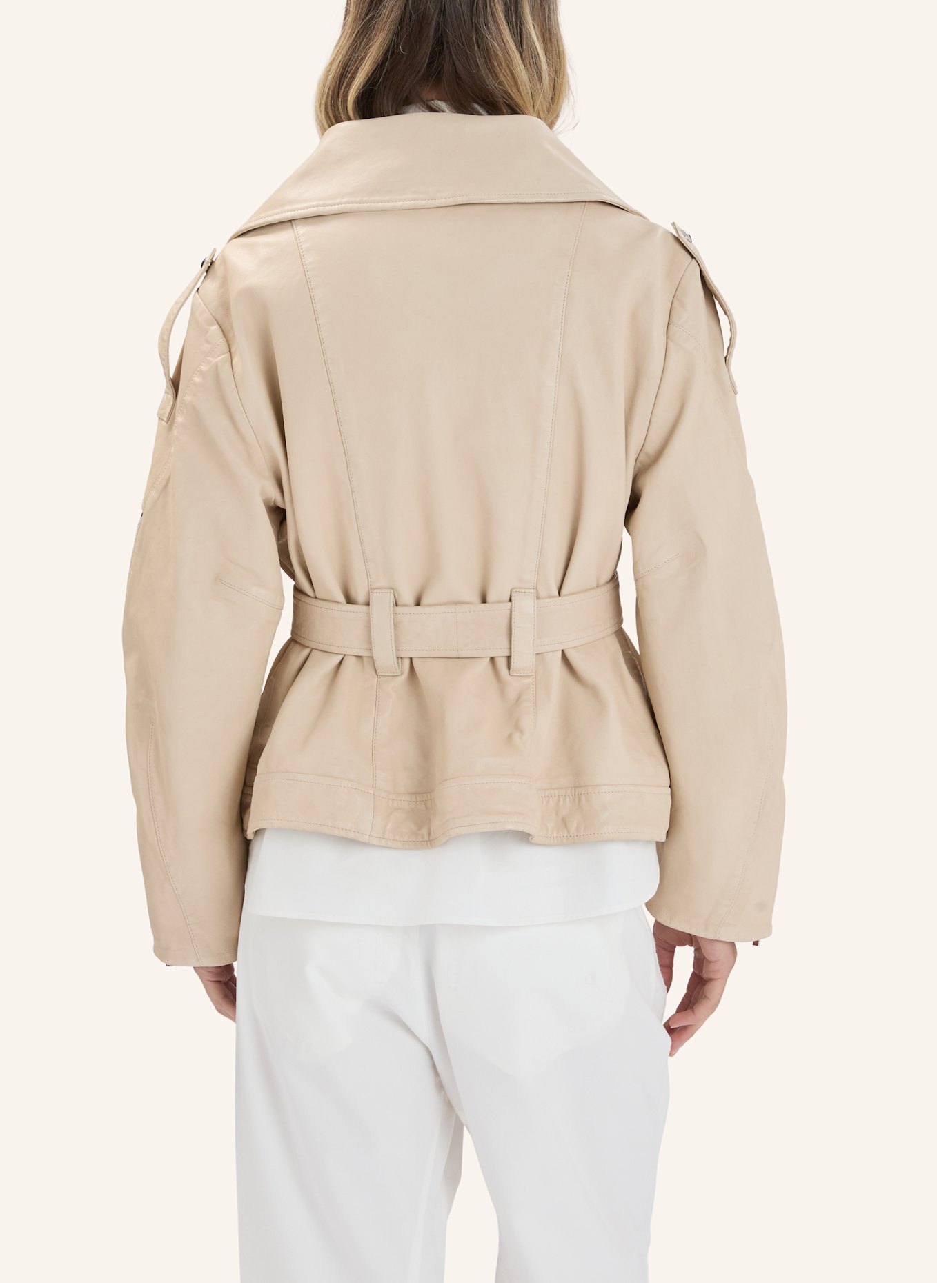 HIGH Bikerjacke SHAKE: BEIGE