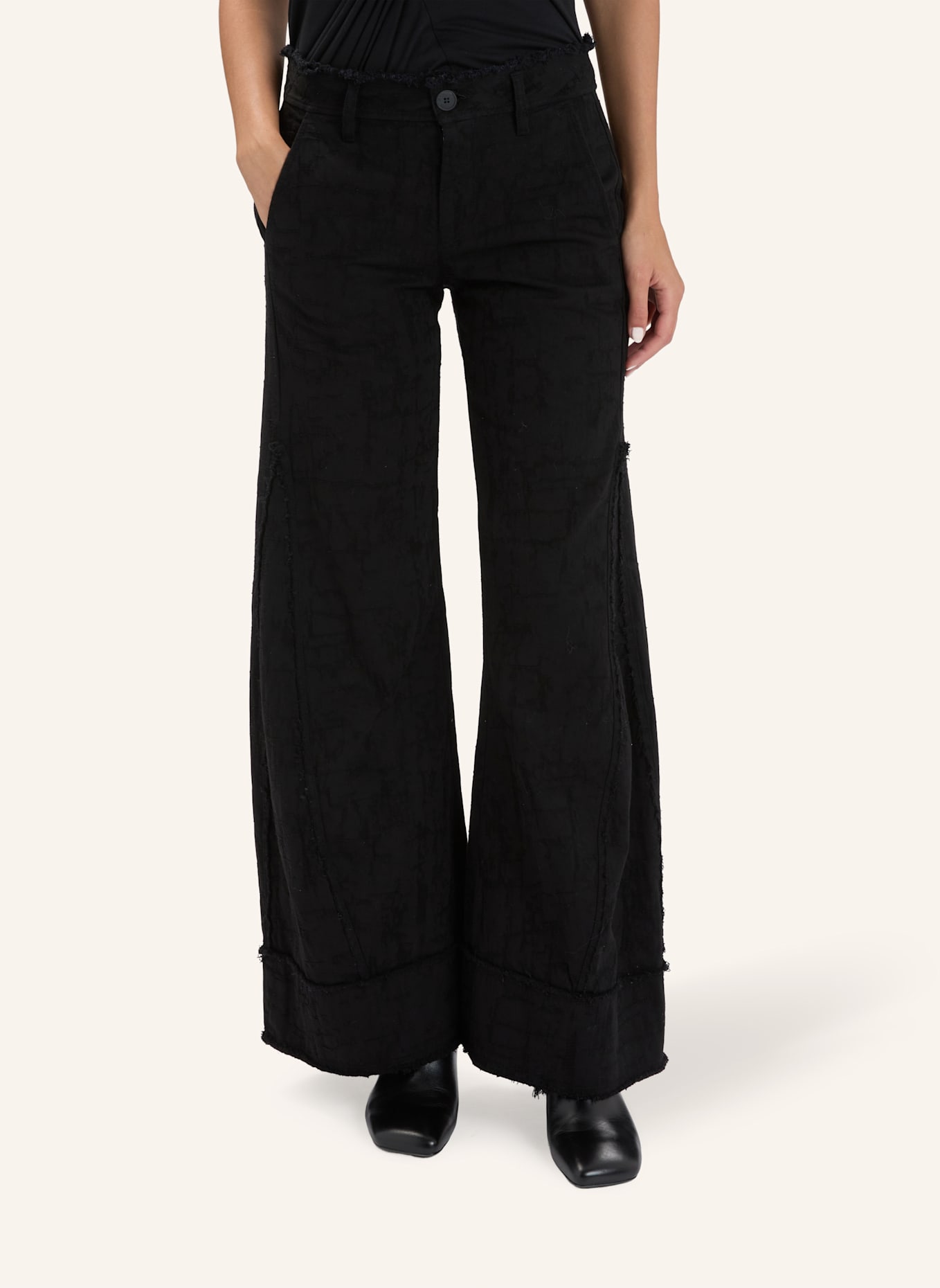 HIGH Schlaghose CENSOR: SCHWARZ