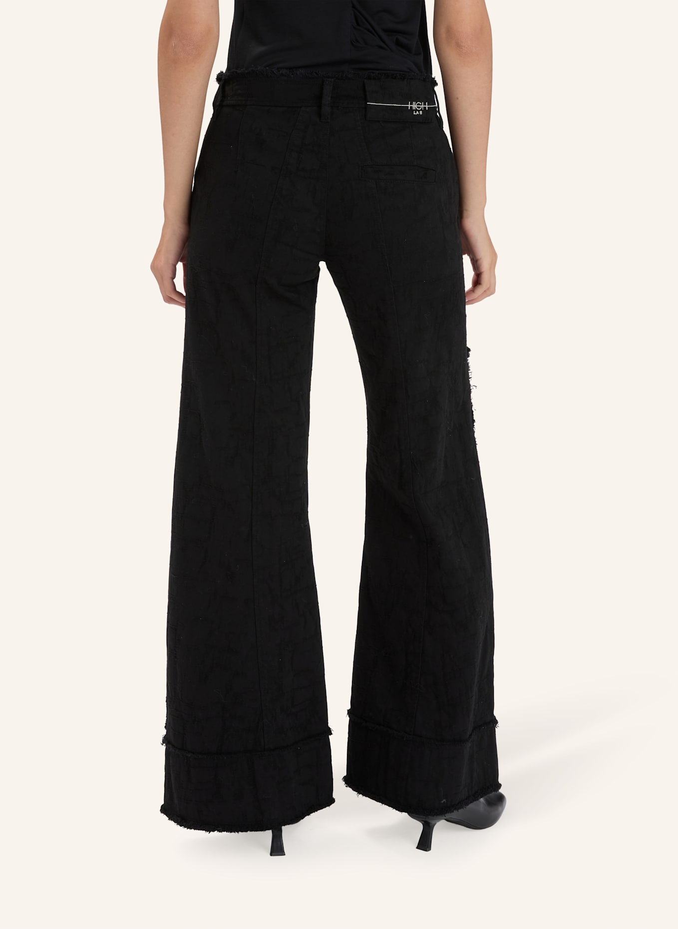 HIGH Schlaghose CENSOR: SCHWARZ