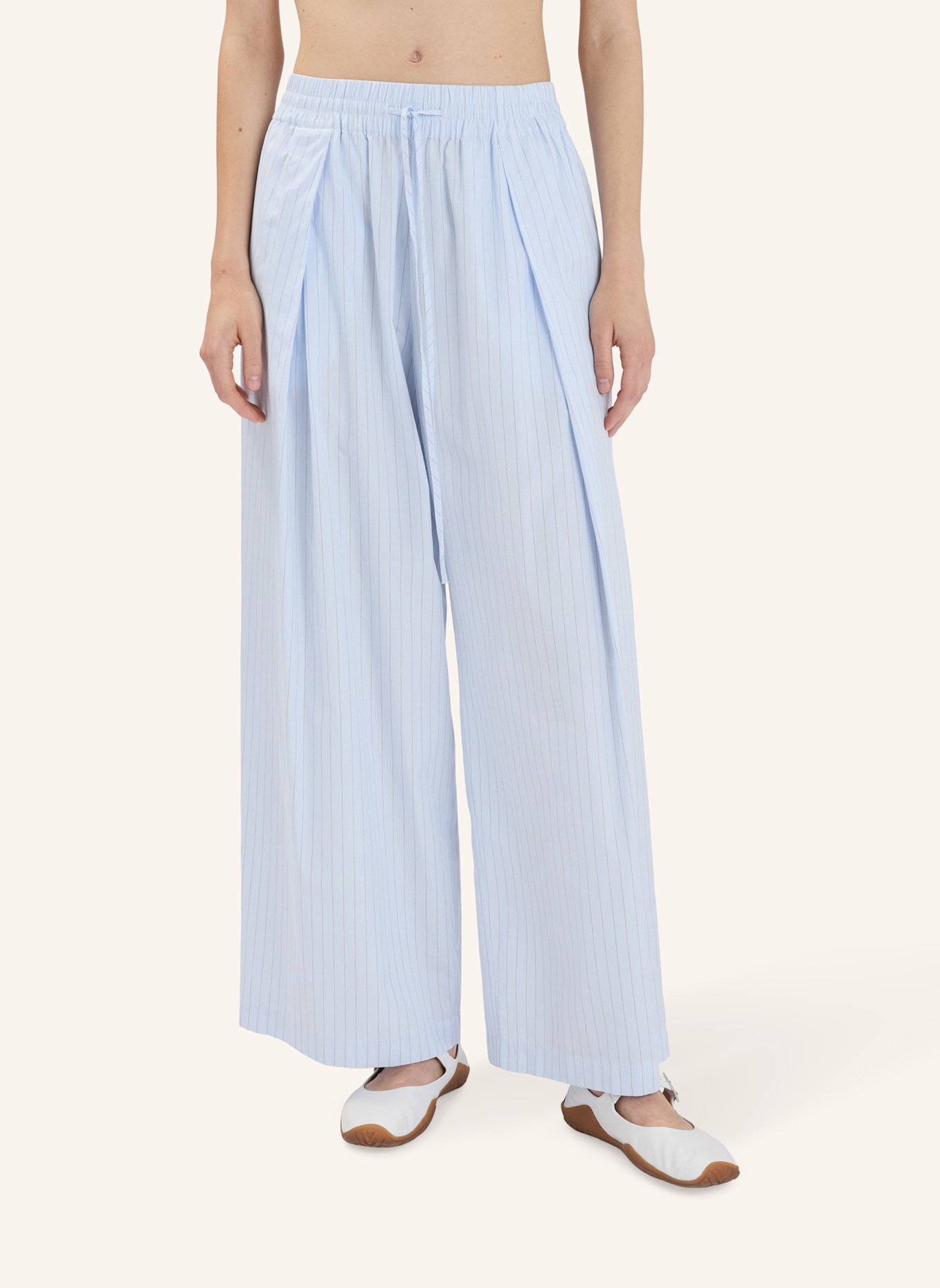 HIGH Pyjama-Hose SOJOURN - Breites Bein-Passform.: BLAU