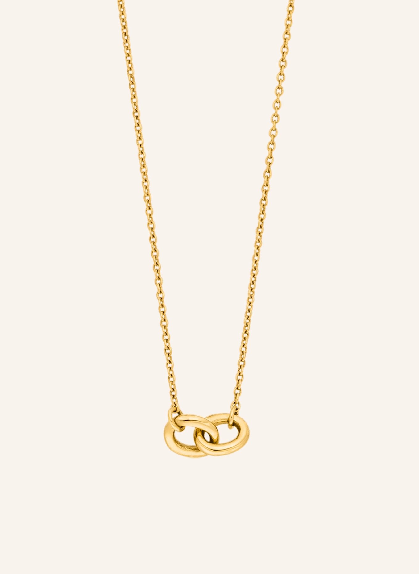 Leaf Halskette ETERNAL TOUCH aus 14 Karat Gelbgold: GOLD