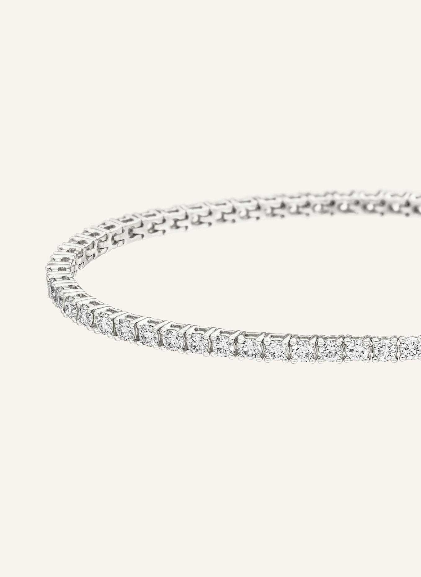 Leaf Armband TENNIS aus 18 Karat Weißgold mit 1,99 ct. Diamanten: WEISSGOLD