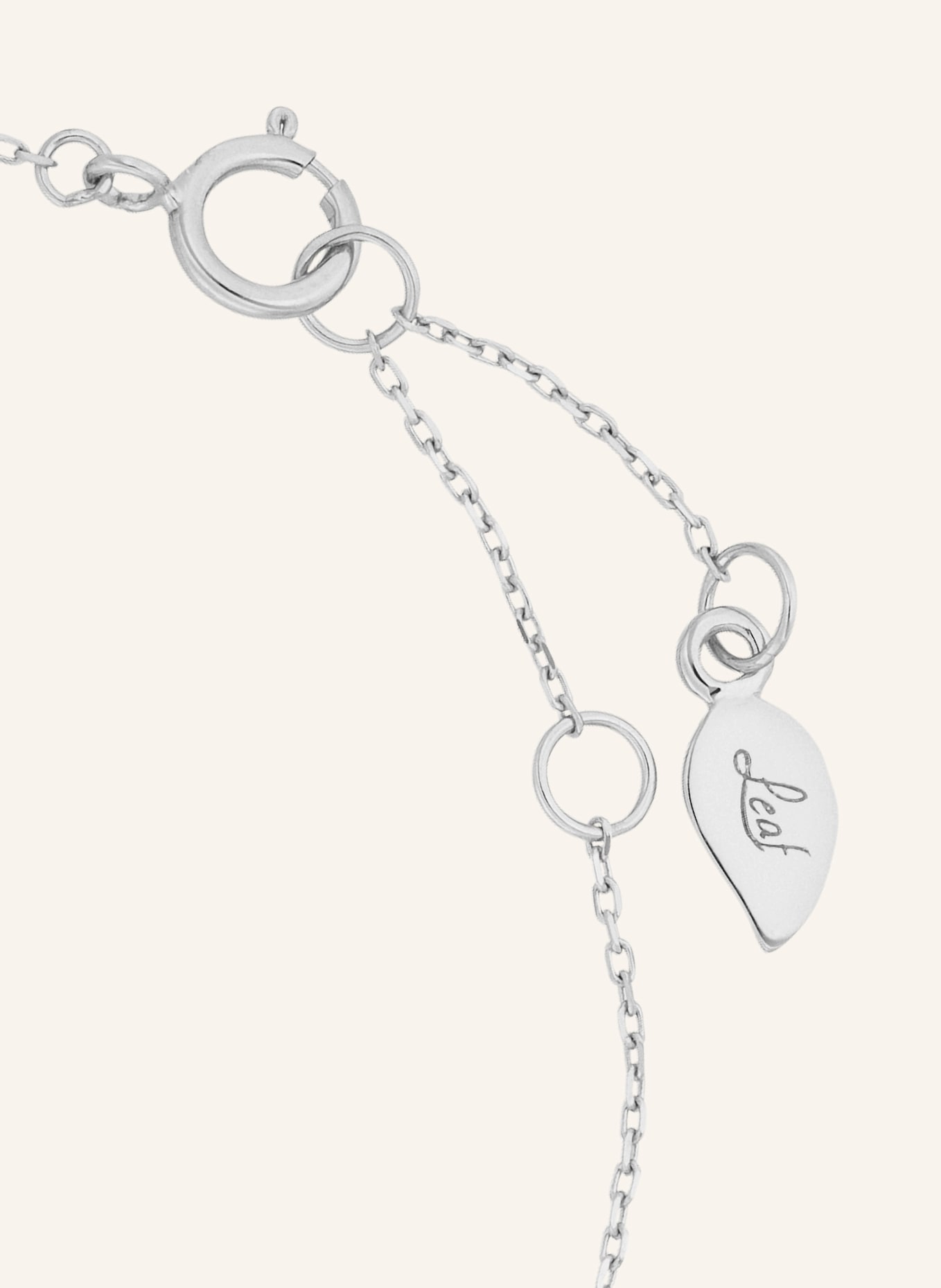 Leaf Armband MINI CLOVER aus 14 Karat Gelbgold: WEISSGOLD