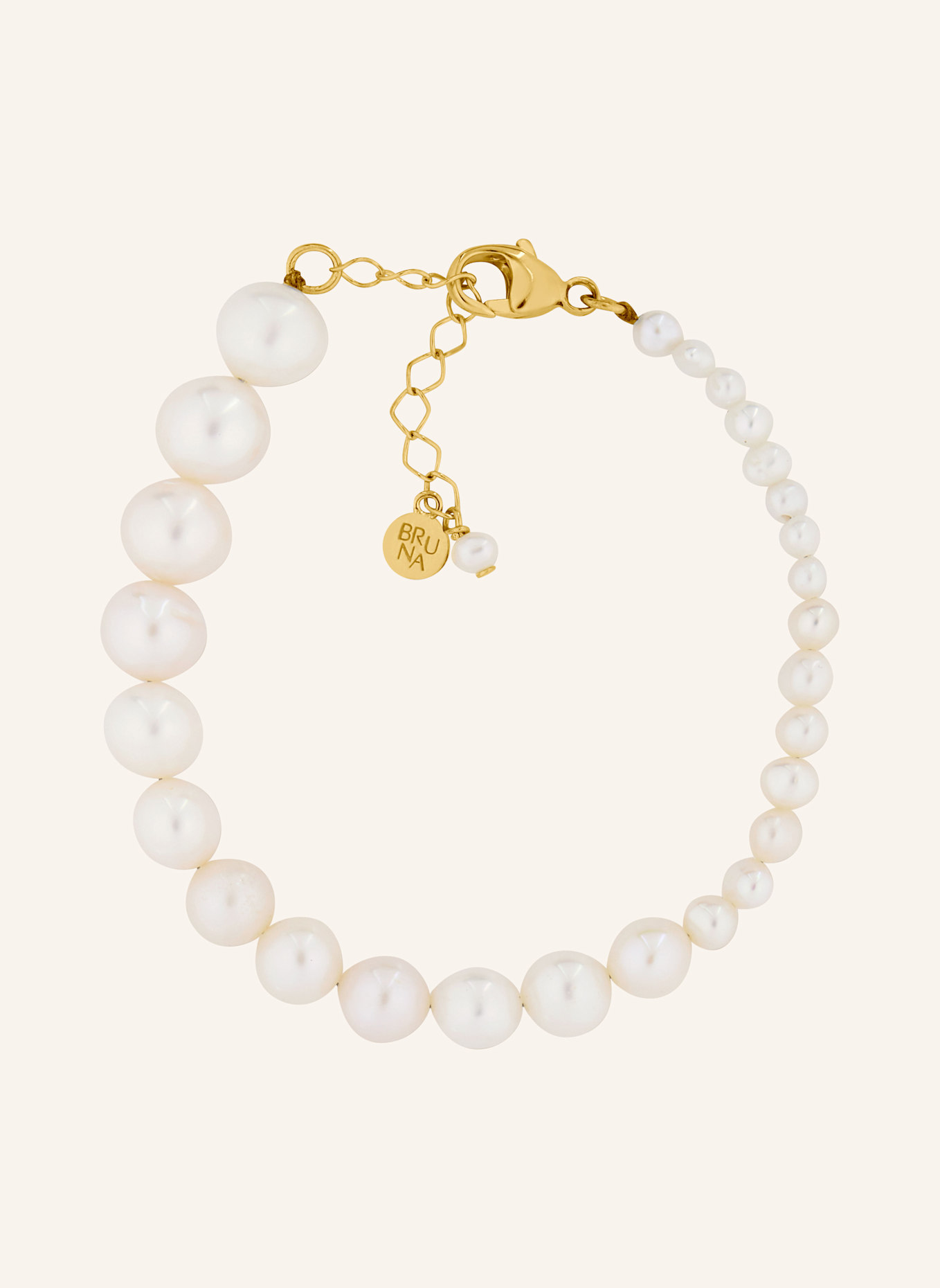BRUNA The Label Armband PARIS mit Perlen: GOLD