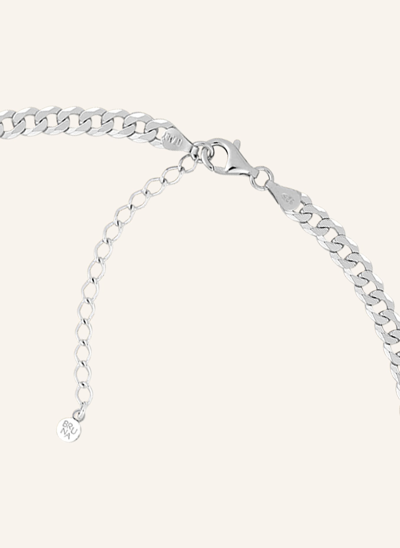 BRUNA The Label Halskette CORTESE: SILBER