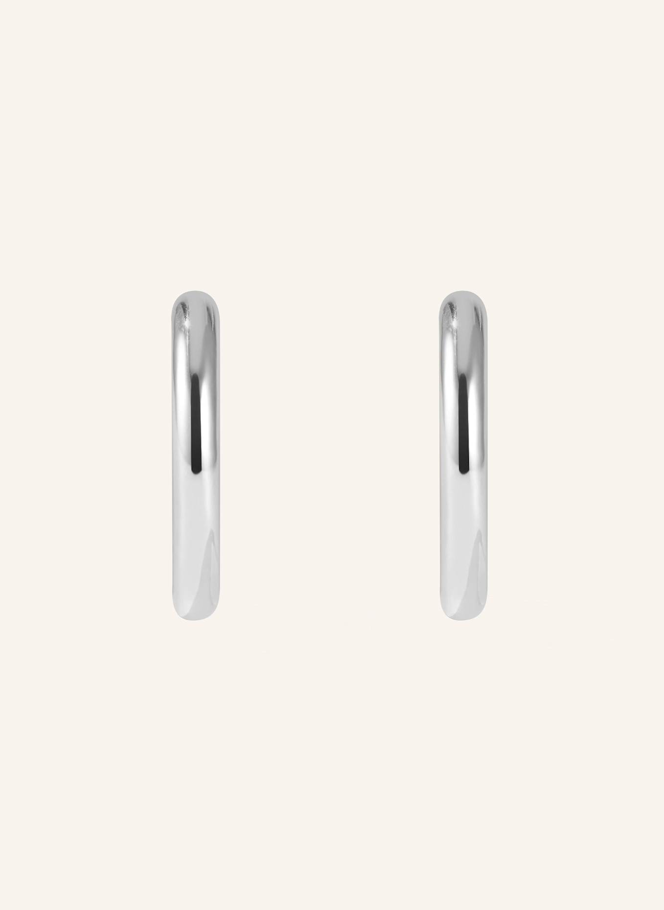 BRUNA The Label Creolen ISOLA: SILBER