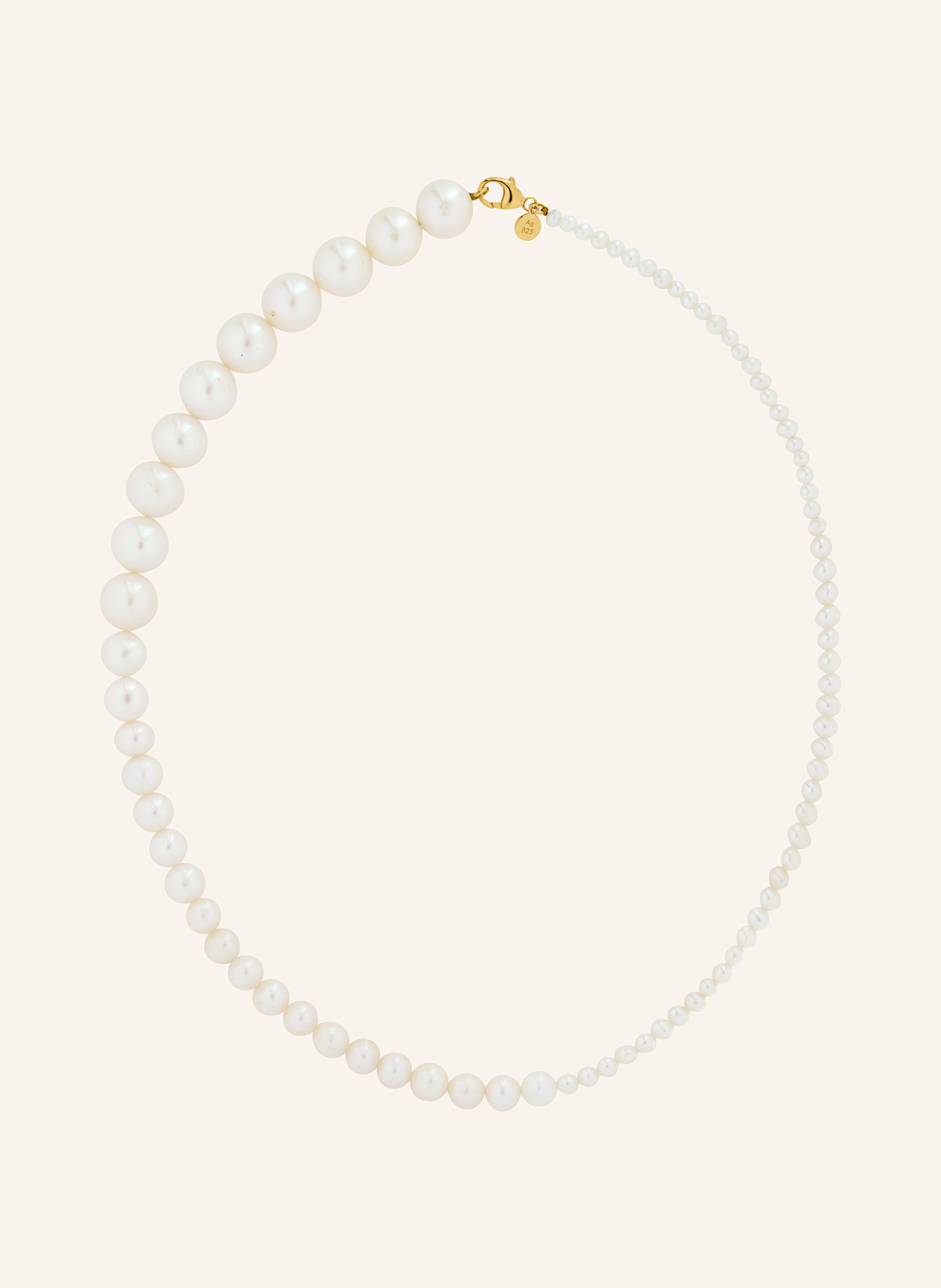 BRUNA The Label Halskette PARIS mit Perlen: GOLD