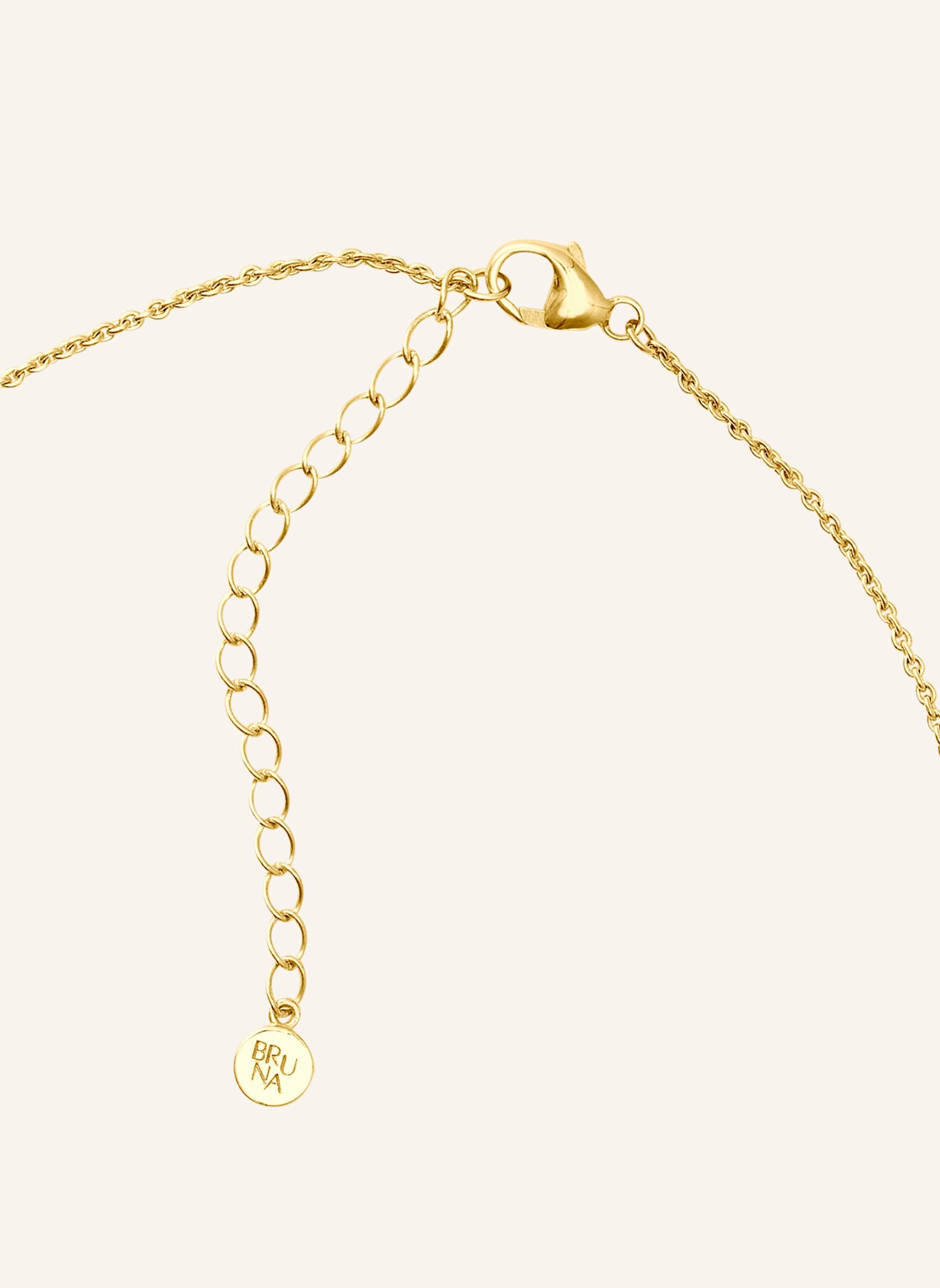 BRUNA The Label Halskette RAVELLO mit Perlen: GOLD