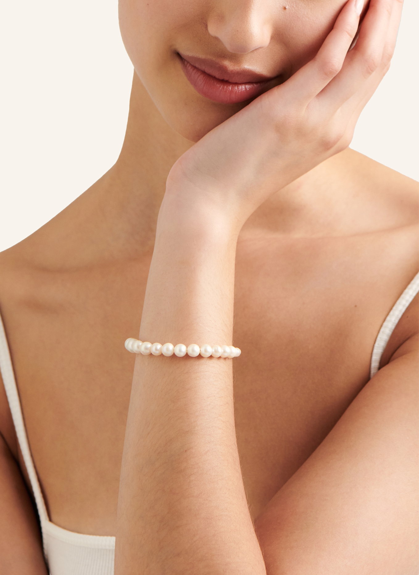 BRUNA The Label Armband PARIS mit Perlen: GOLD