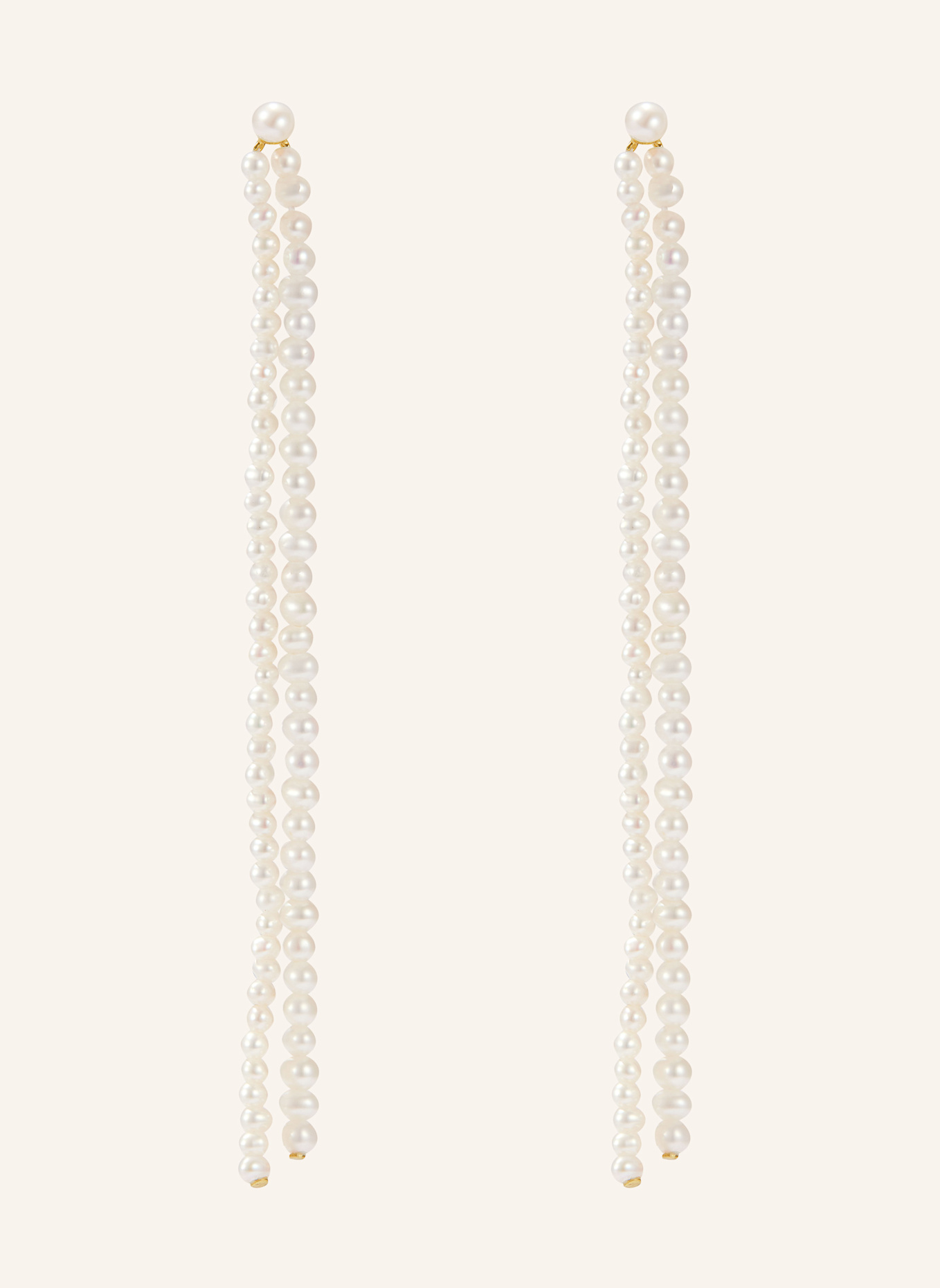 BRUNA The Label Ohrringe ALLEGRO mit Perlen: GOLD