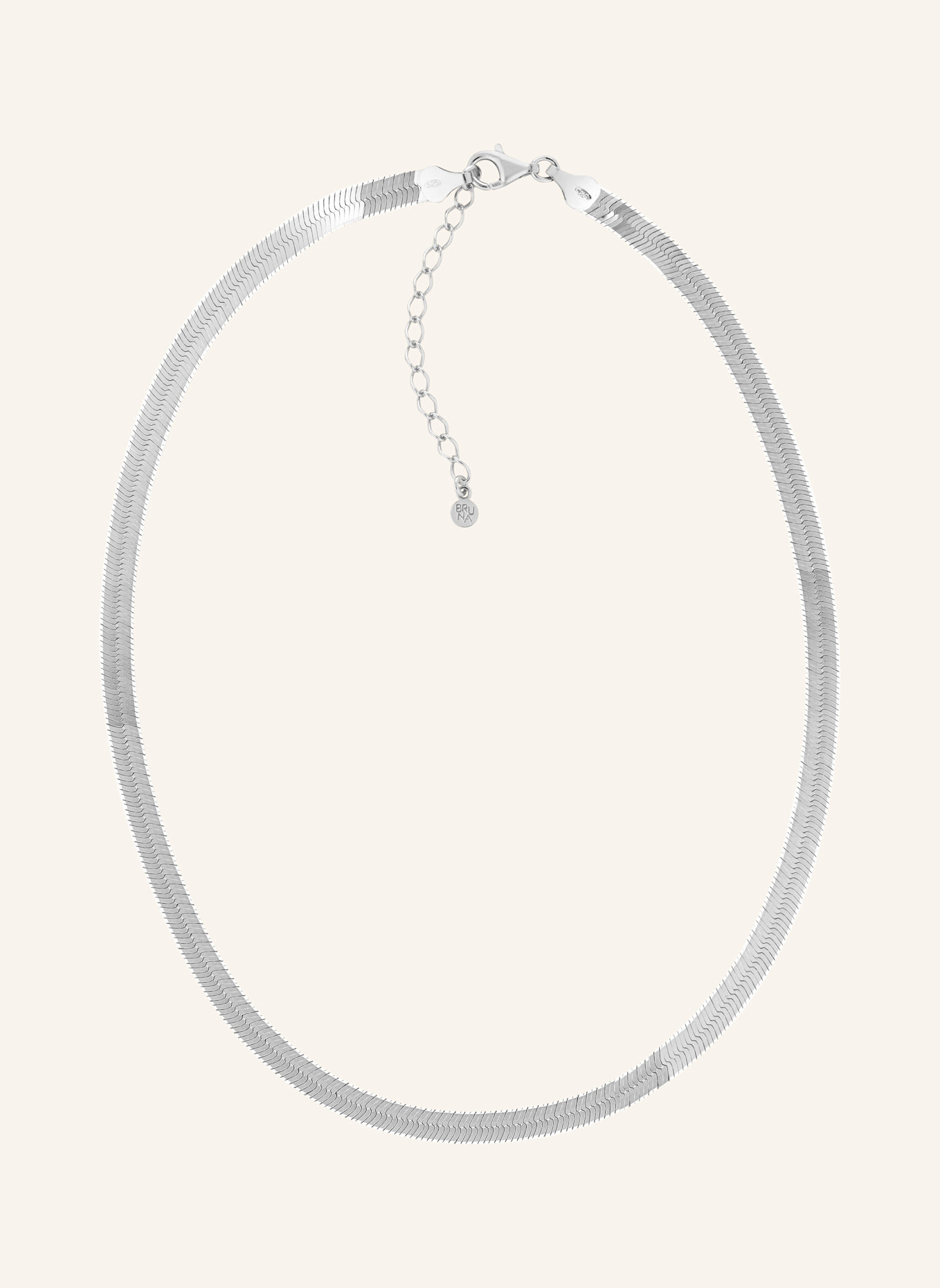 BRUNA The Label Halskette FONTELINA: SILBER