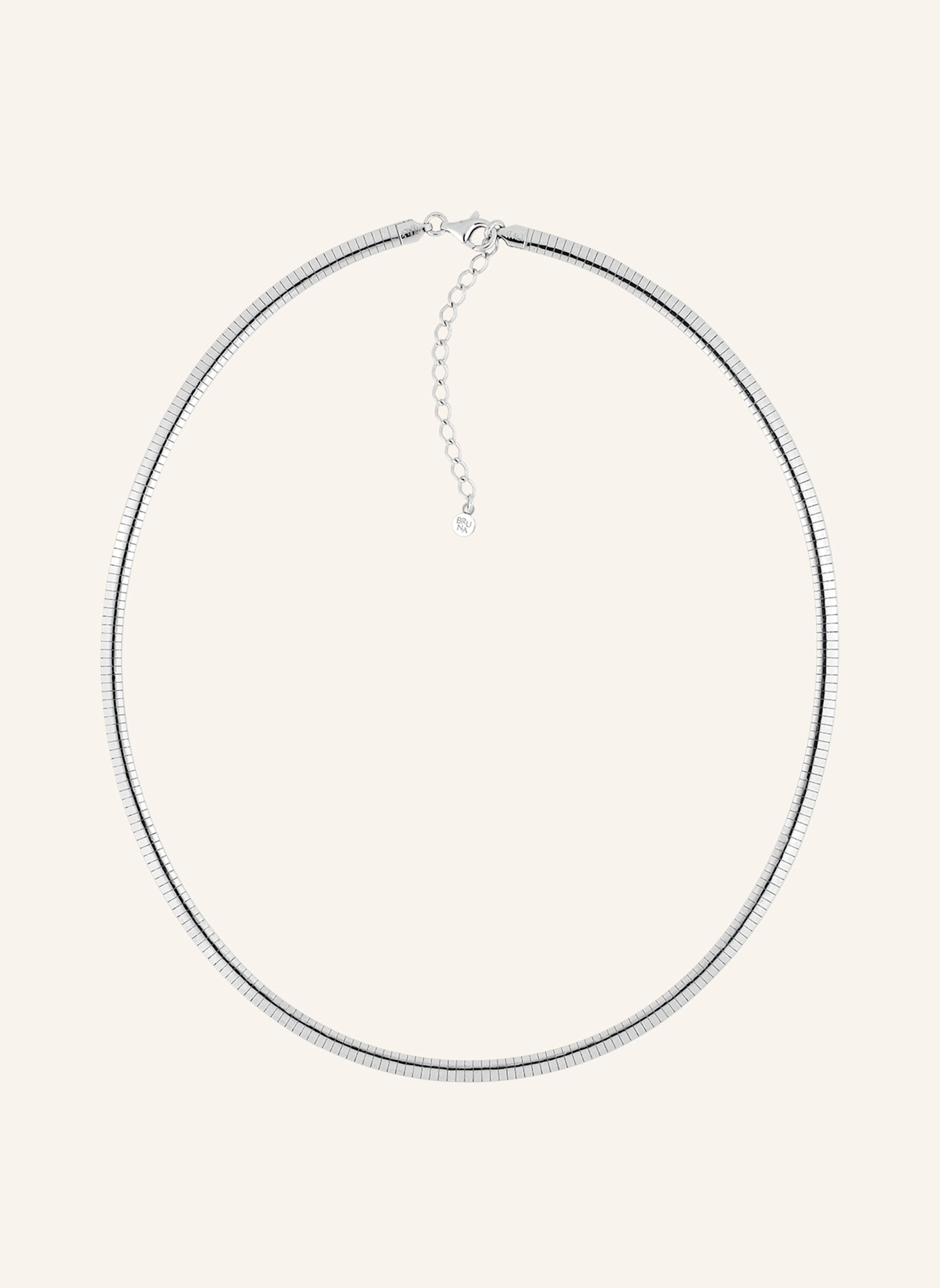 BRUNA The Label Halskette ARNO: SILBER