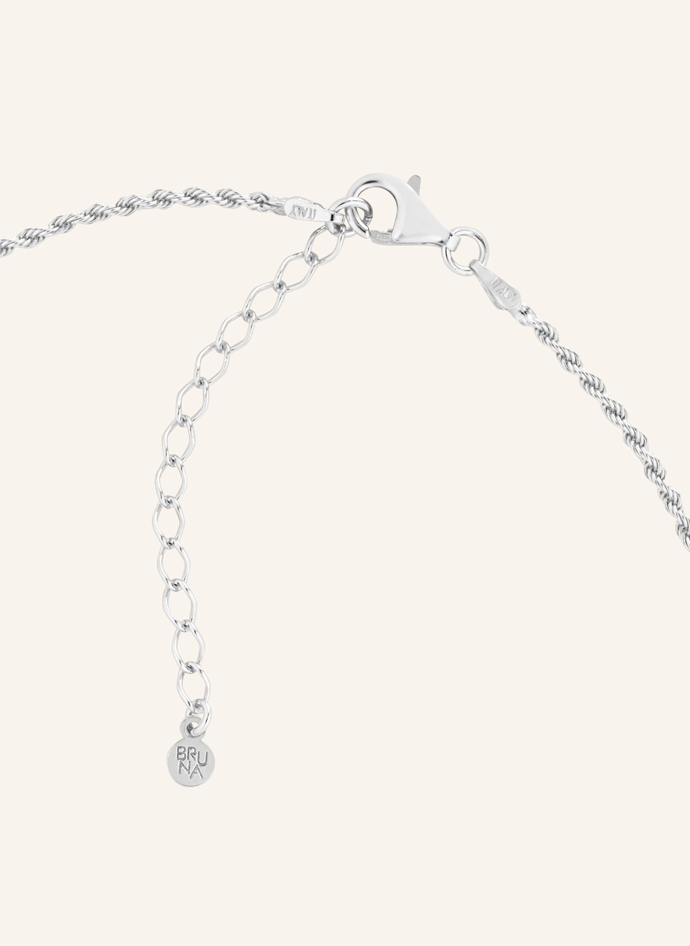 BRUNA The Label Halskette MISENO: SILBER