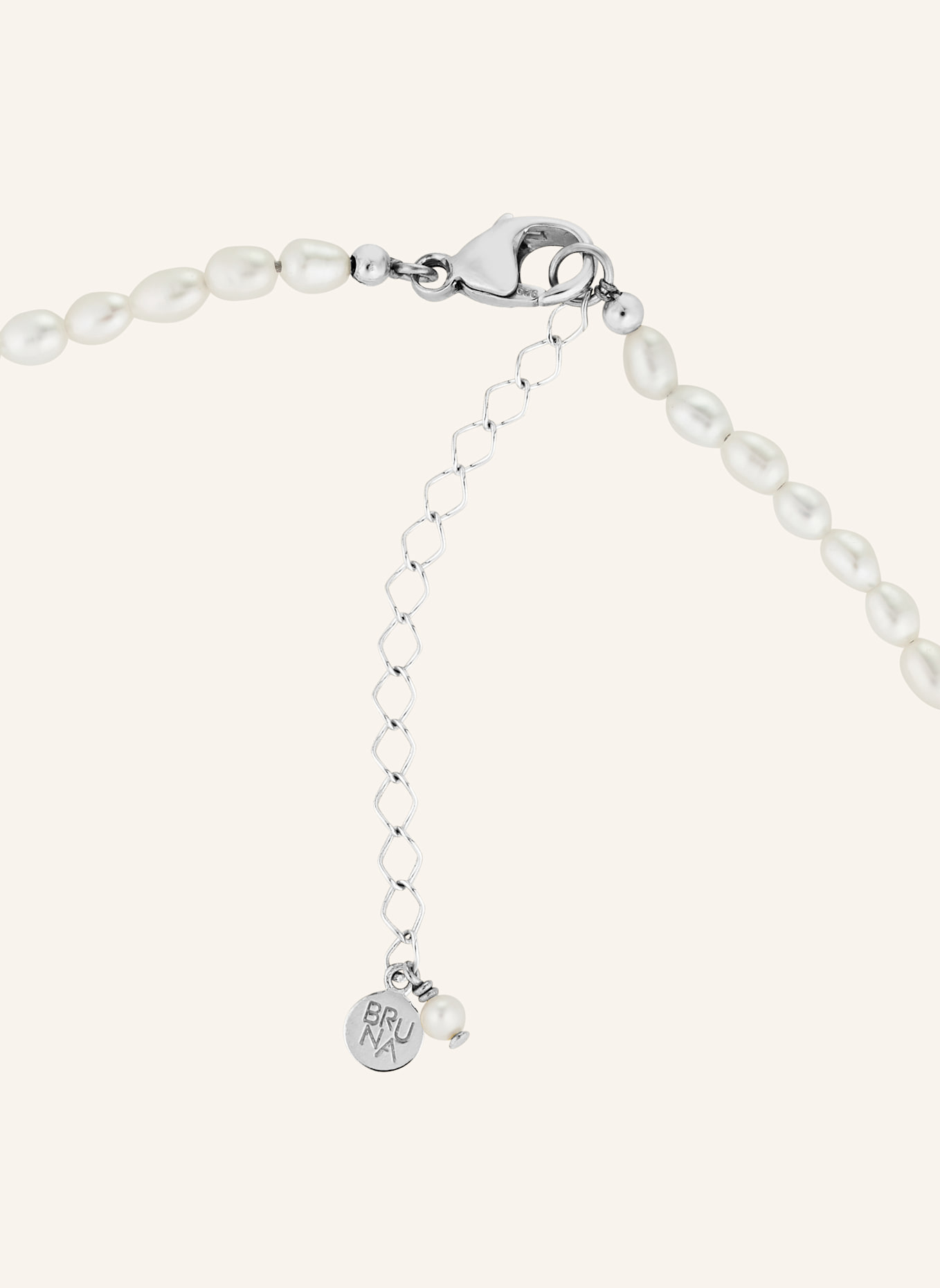 BRUNA The Label Choker FIORE mit Perlen: SILBER