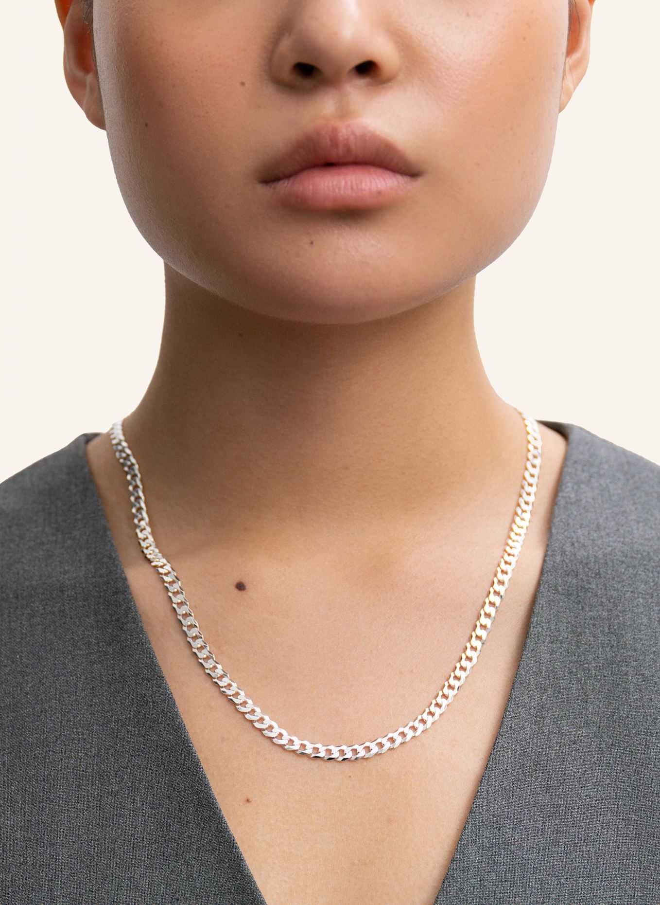 BRUNA The Label Halskette CORTESE: SILBER