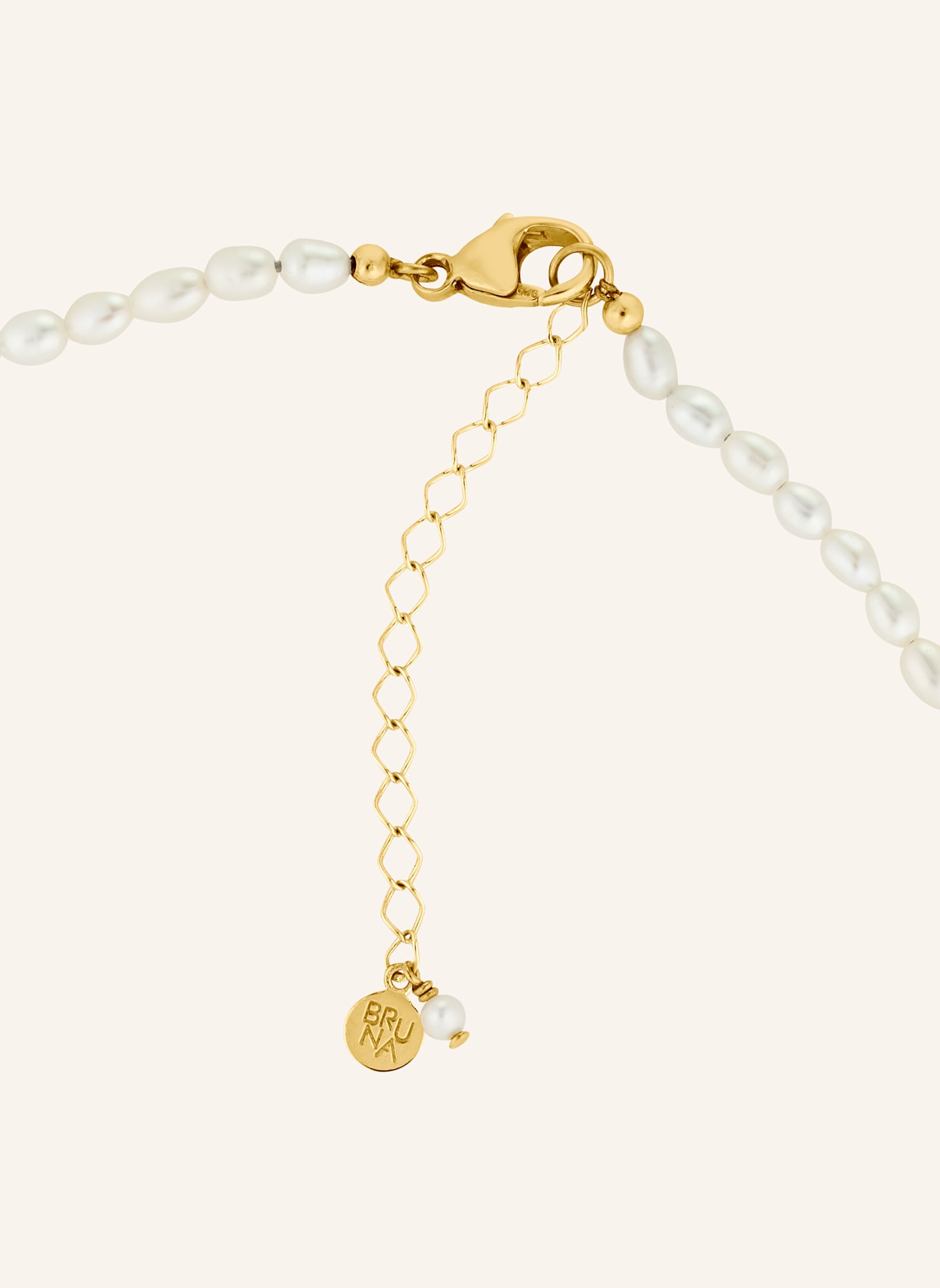 BRUNA The Label Choker FIORE mit Perlen: GOLD