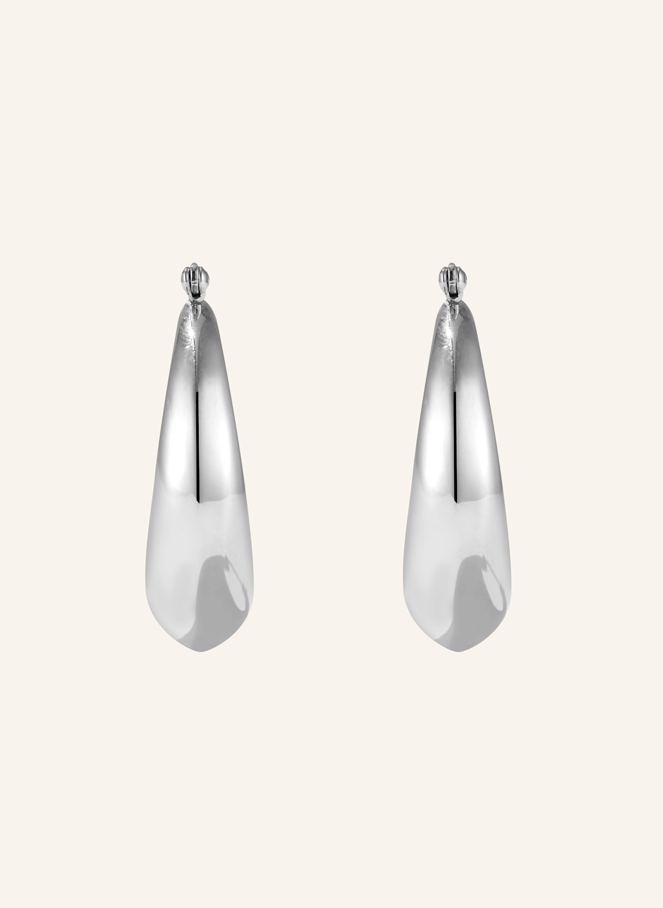 BRUNA The Label Creolen CAMPANIA: SILBER