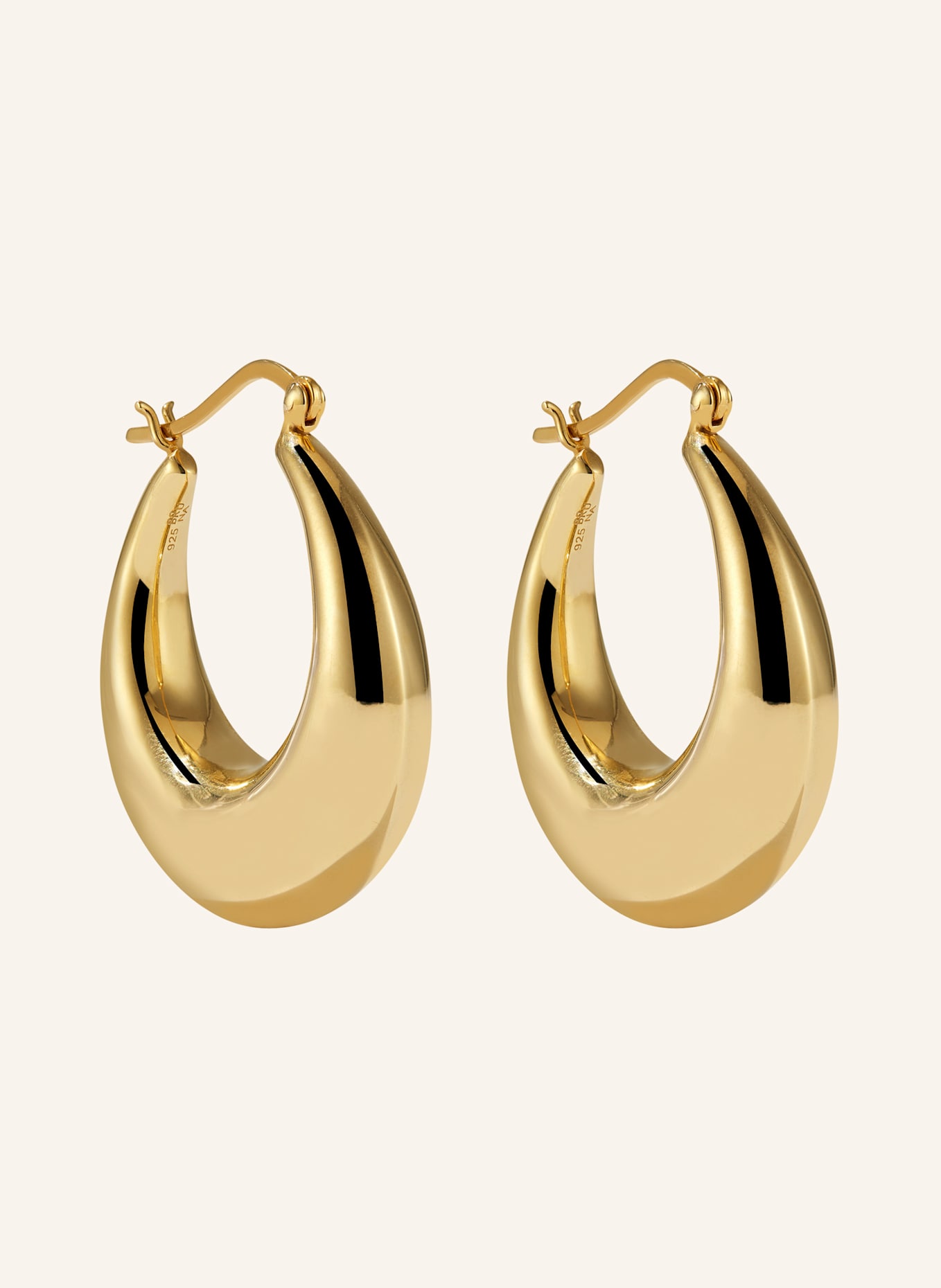 BRUNA The Label Creolen CAMPANIA: GOLD