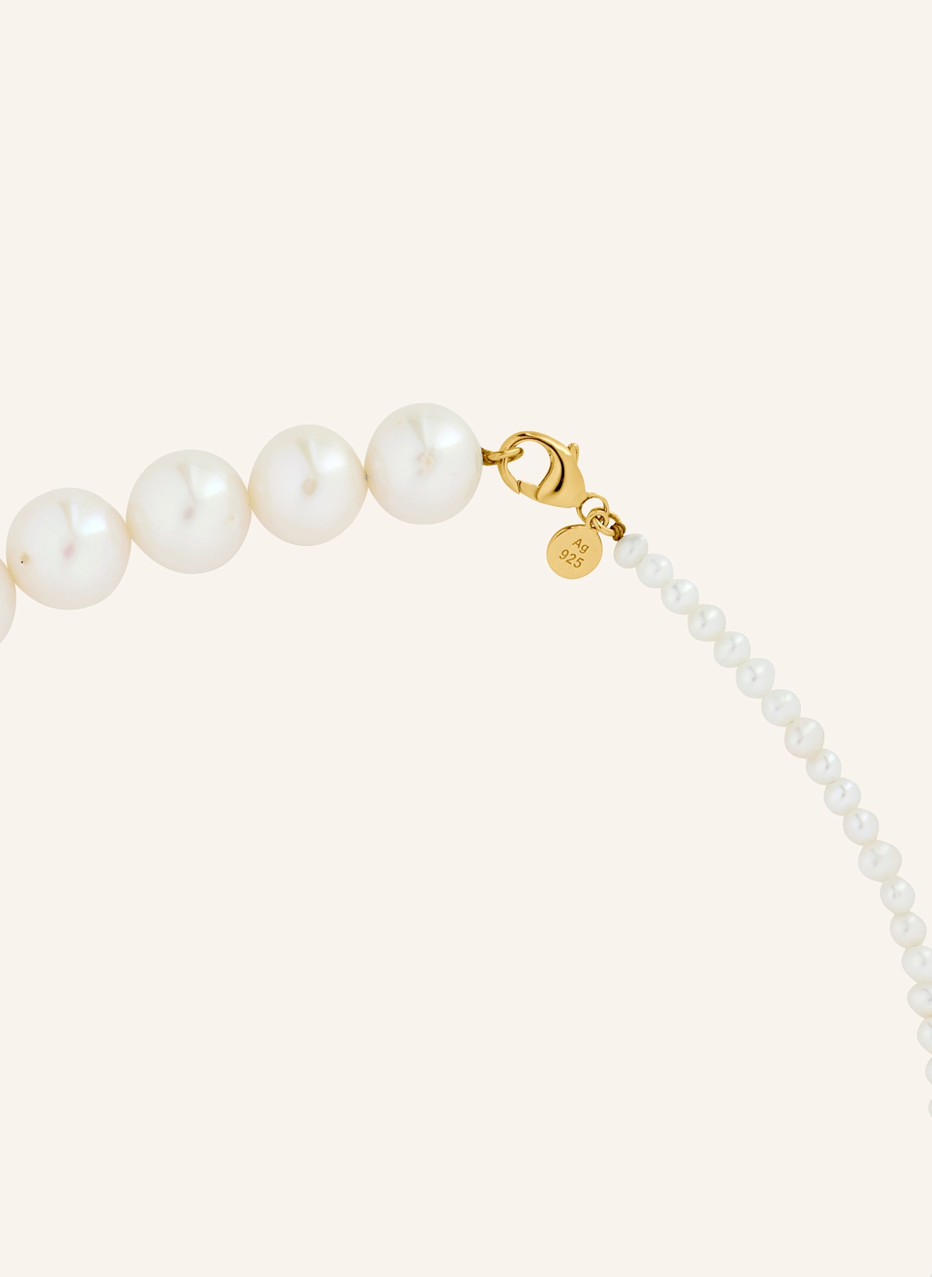 BRUNA The Label Halskette PARIS mit Perlen: GOLD