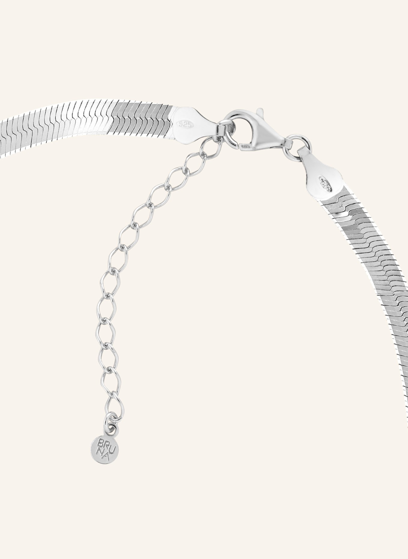 BRUNA The Label Halskette FONTELINA: SILBER