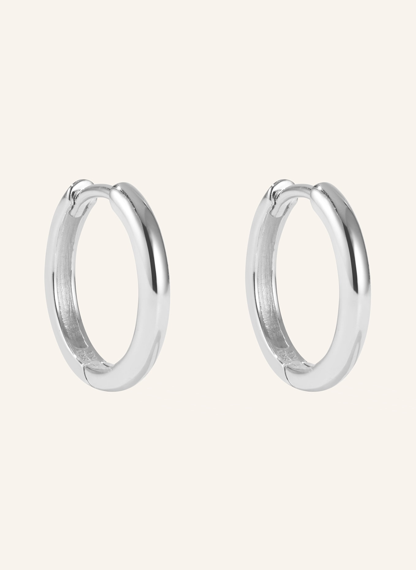 BRUNA The Label Creolen ISOLA: SILBER