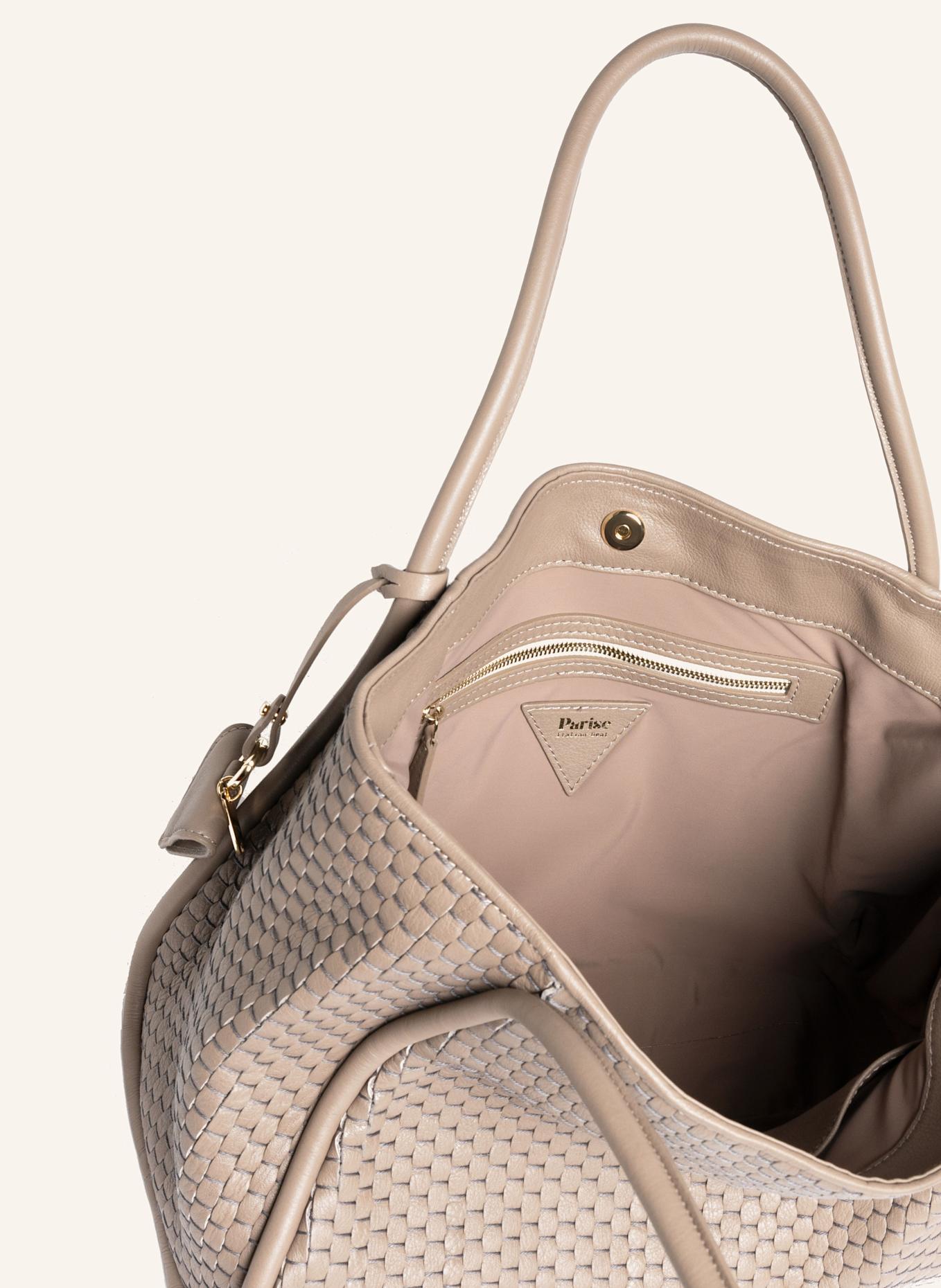 Parise Handtasche '09' RÖHRENFÖRMIG OHNE FRANSEN: TAUPE