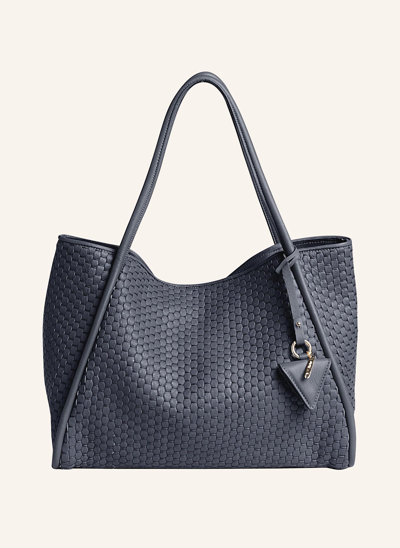 Parise Handtasche '09' RÖHRENFÖRMIG OHNE FRANSEN: BLAU/ DUNKELBLAU