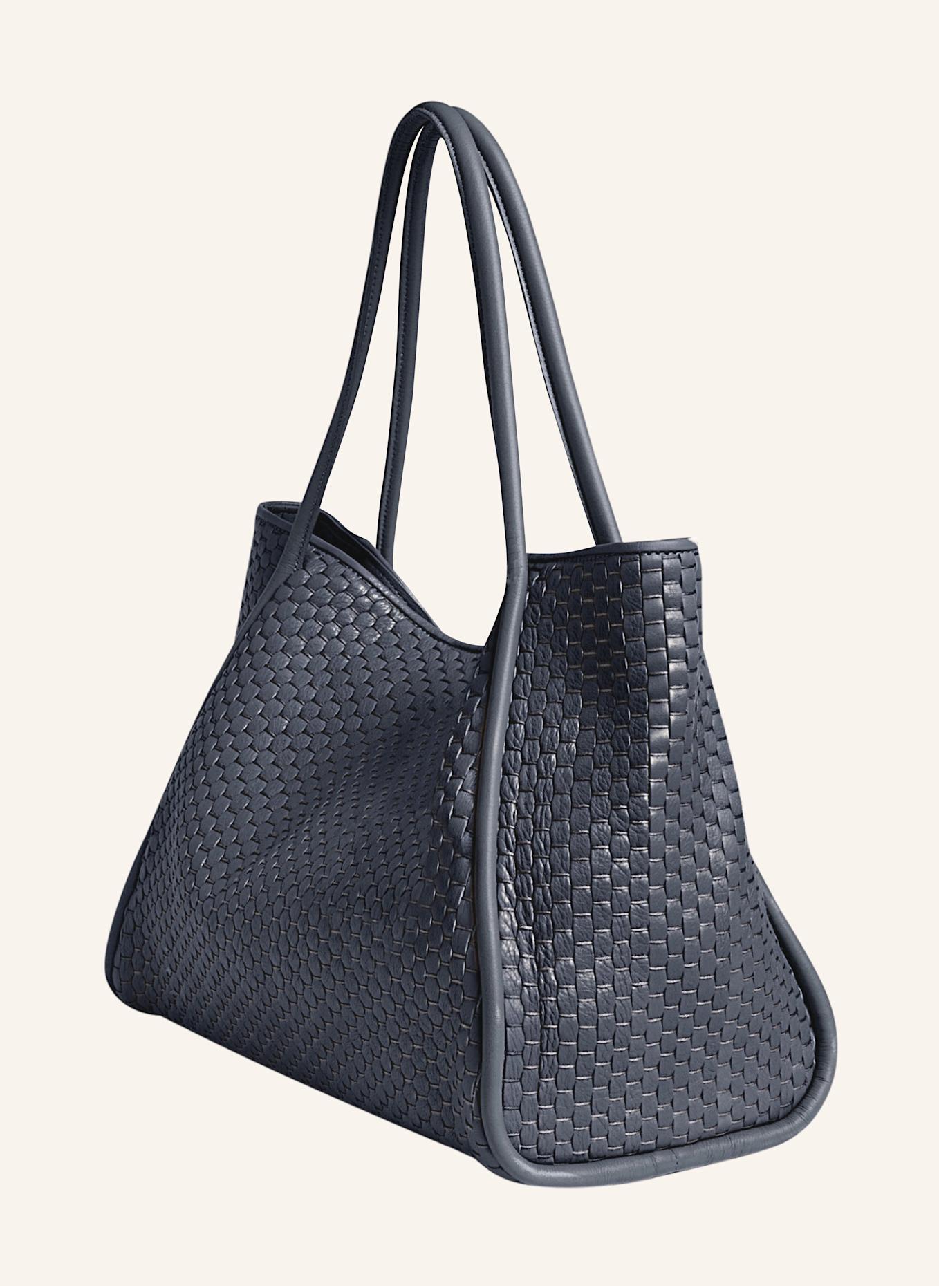 Parise Handtasche '09' RÖHRENFÖRMIG OHNE FRANSEN: BLAU/ DUNKELBLAU