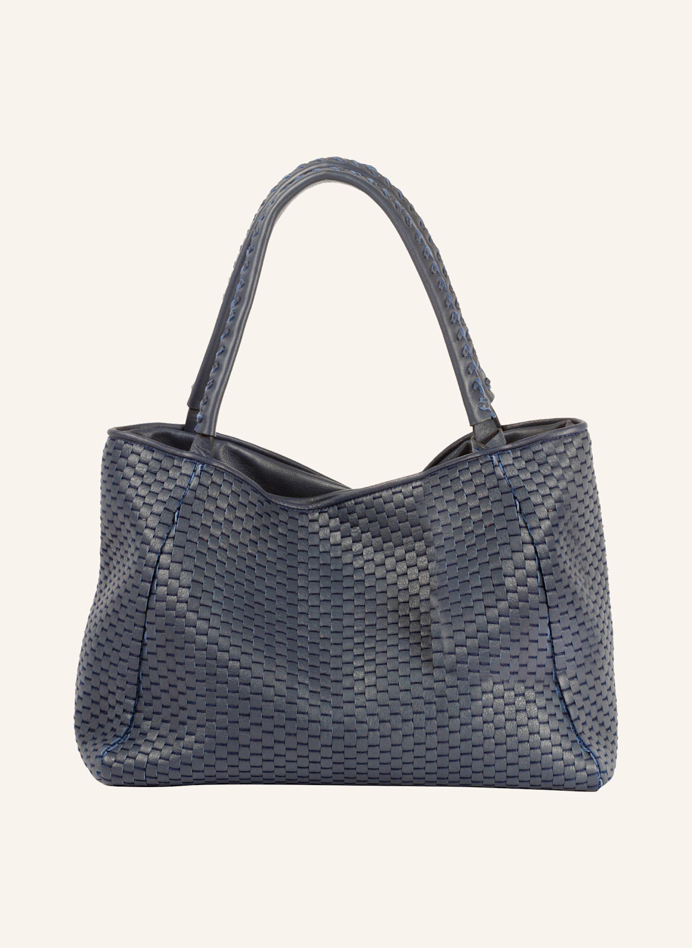 Parise Handtasche '09' OHNE FRANSEN: BLAU/ DUNKELBLAU