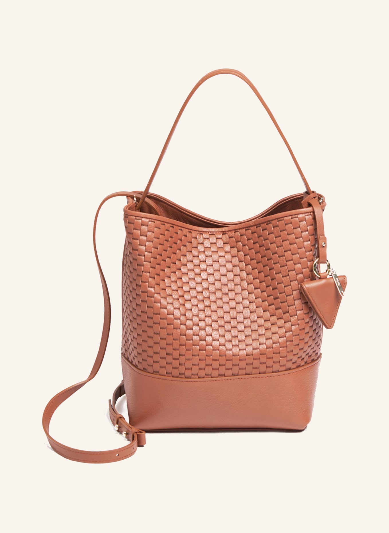 Parise Beuteltasche '51' MEDIUM: COGNAC