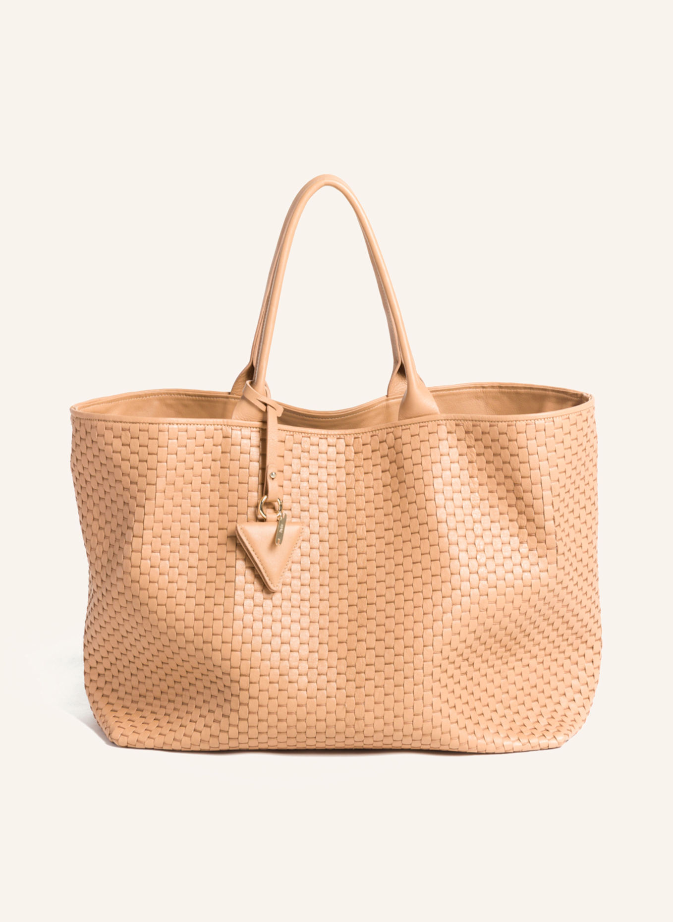 Parise Tote bag '60' LARGE: BEIGE/ CAMEL